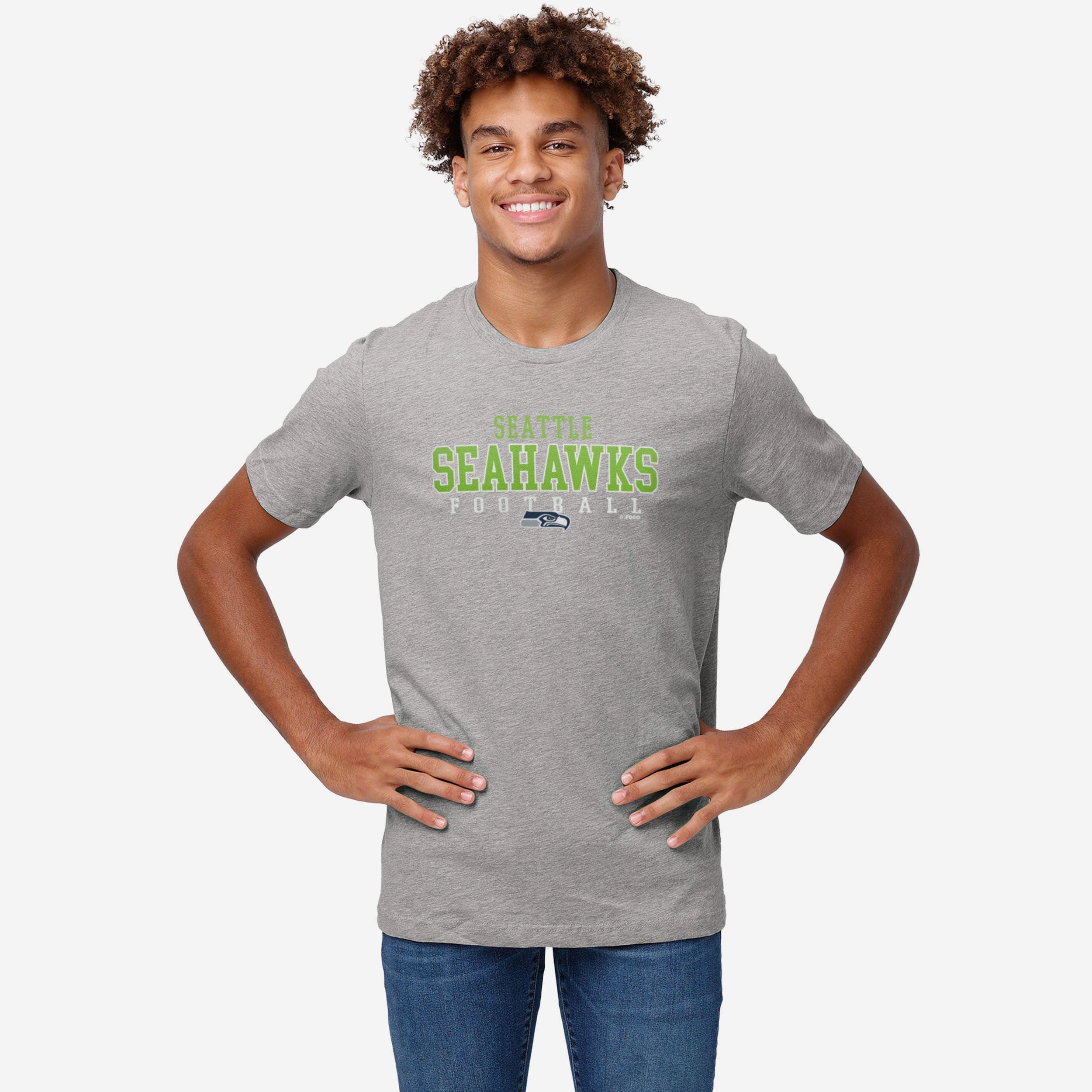 Seattle Seahawks Football Wordmark T-Shirt - Image 6