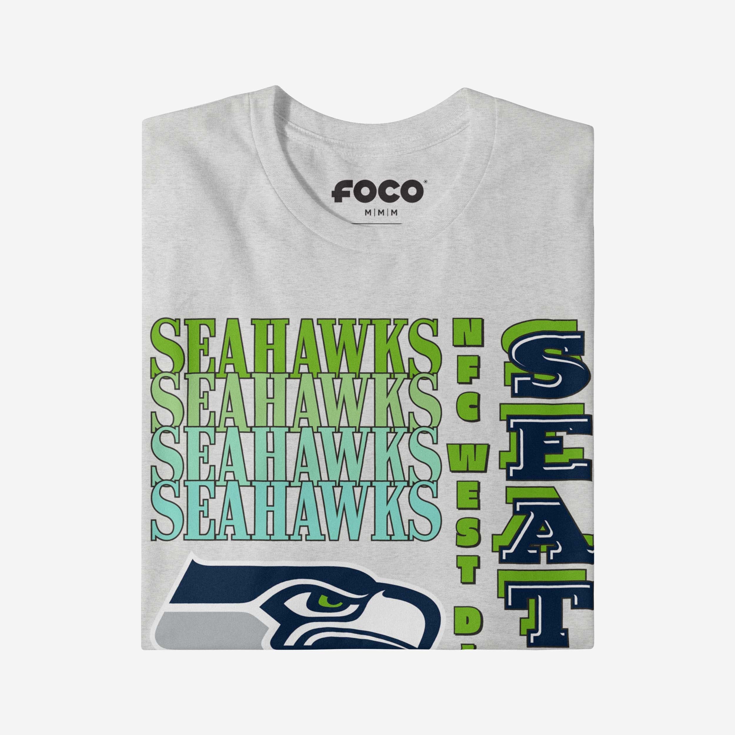 Seattle Seahawks Gradient Wordmark T-Shirt - Image 3