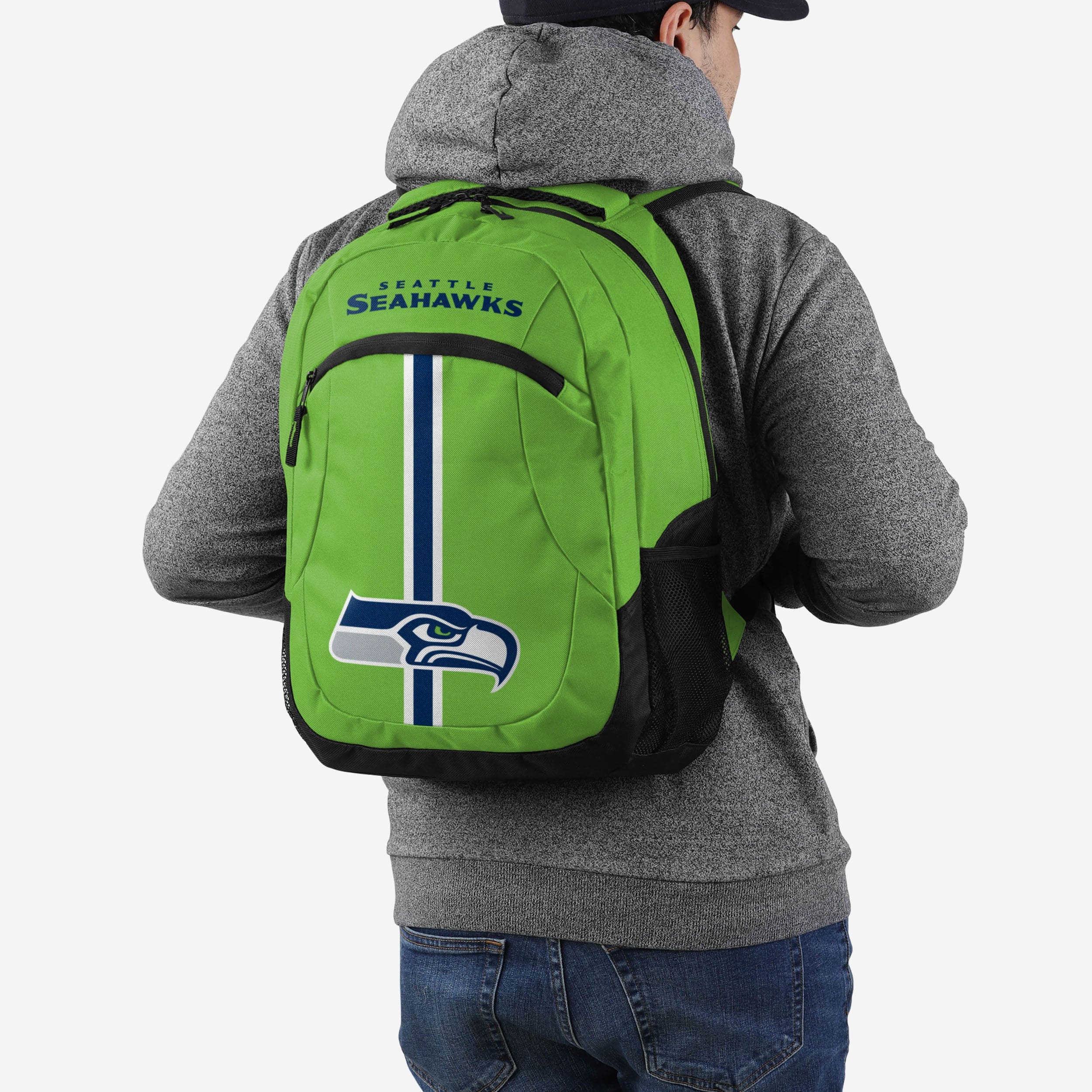 Seattle Seahawks Green Alternate Color Action Backpack - Image 5
