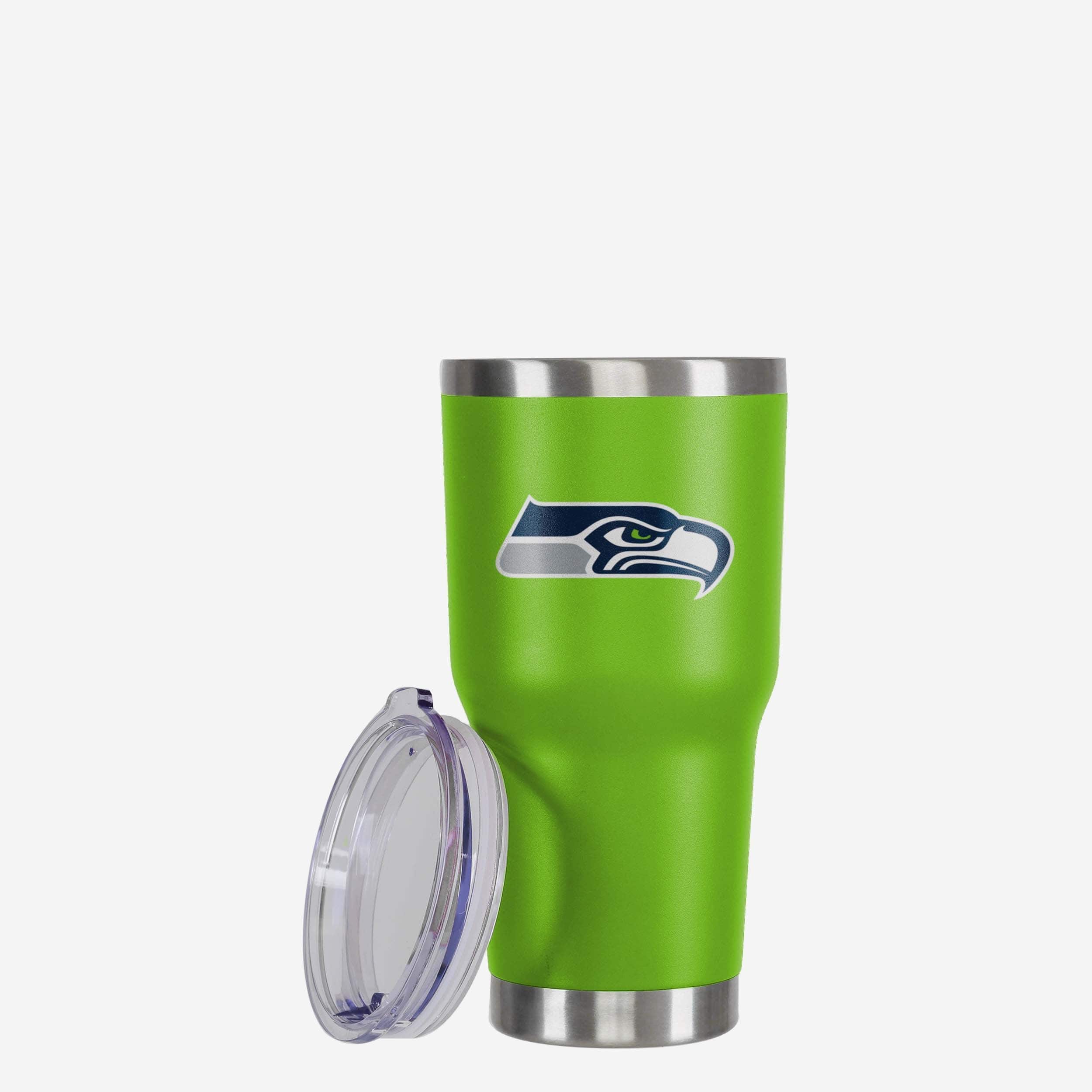 Seattle Seahawks Green Team Logo 30 oz Tumbler - Image 3