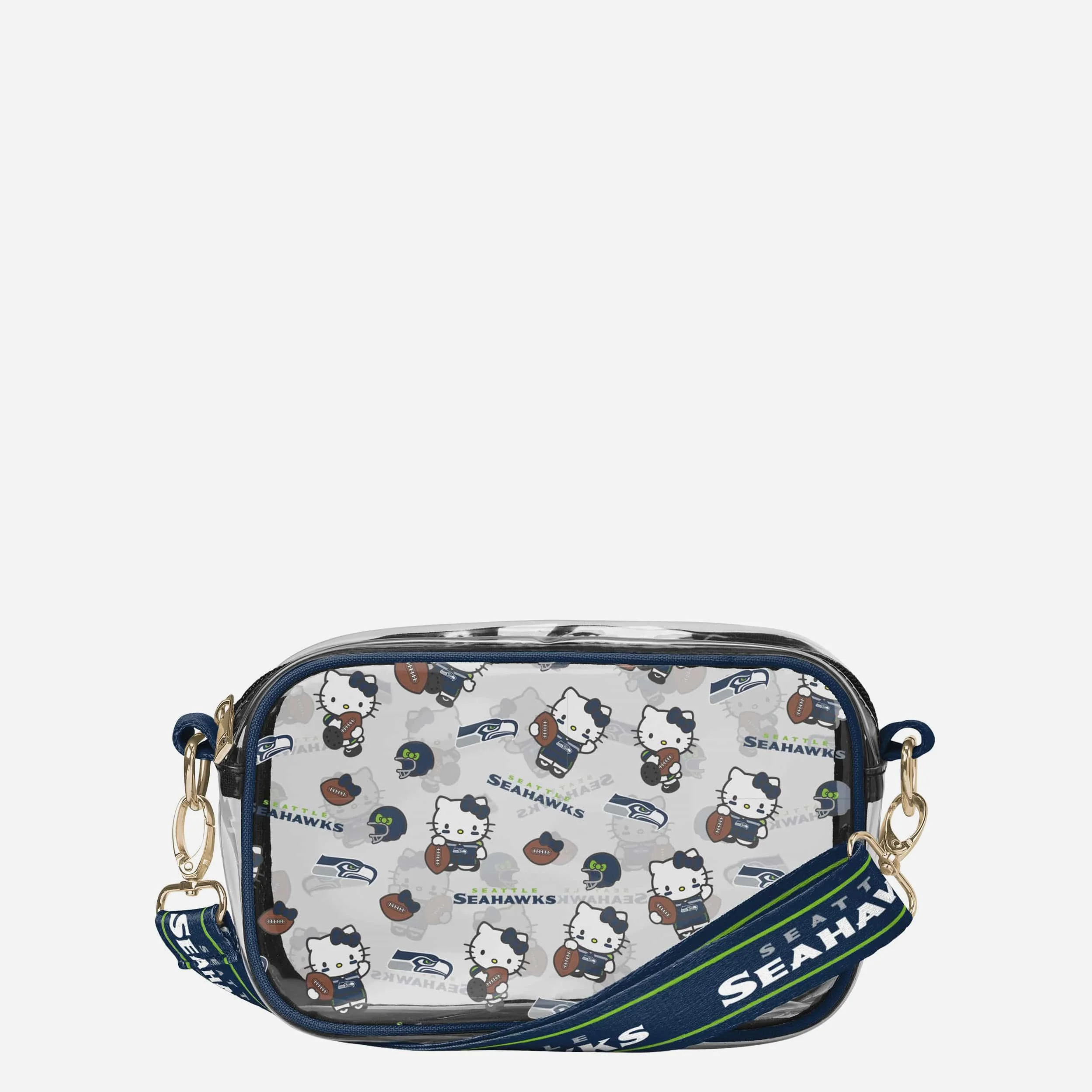 Seattle Seahawks Hello Kitty® Clear Crossbody Bag