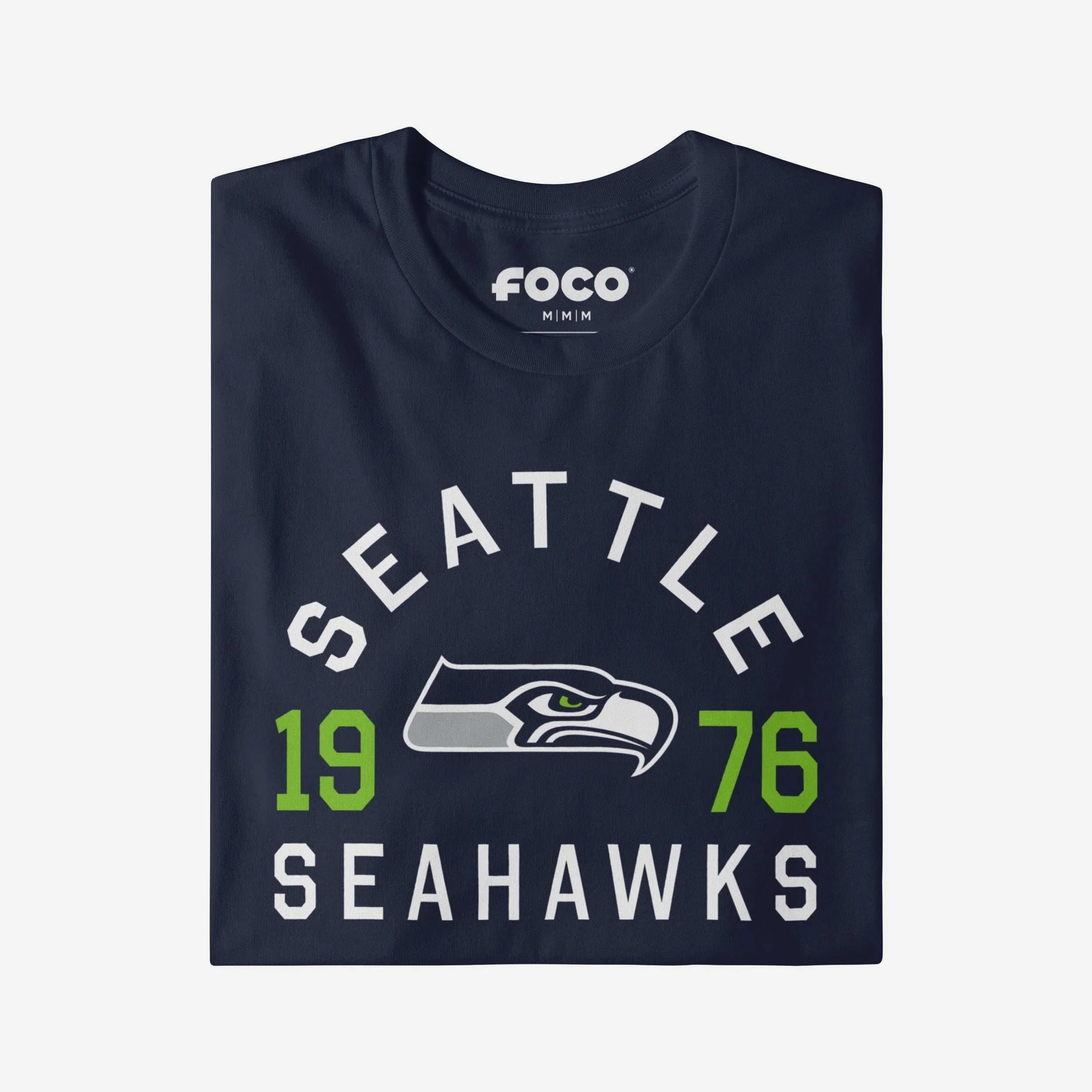 Seattle Seahawks Heritage Print T-Shirt - Image 3