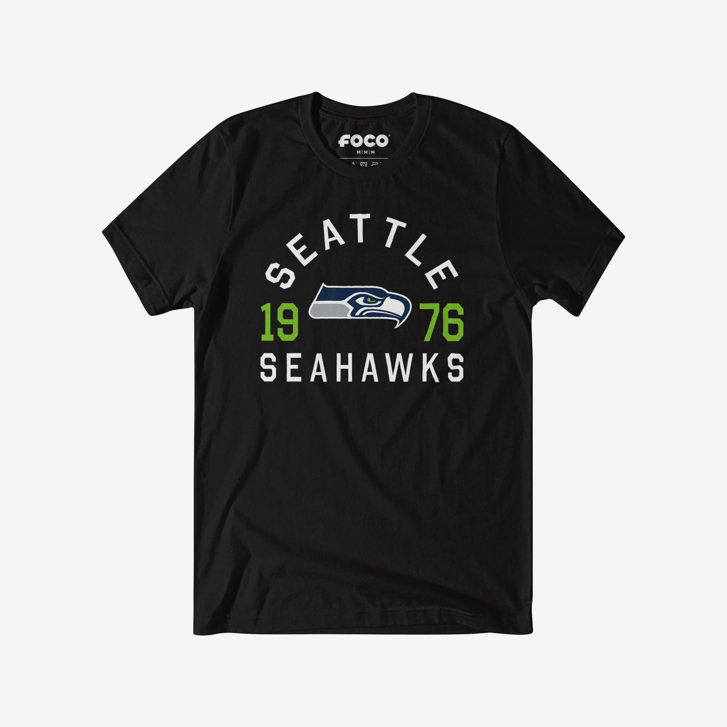 Seattle Seahawks Heritage Print T-Shirt - Image 4