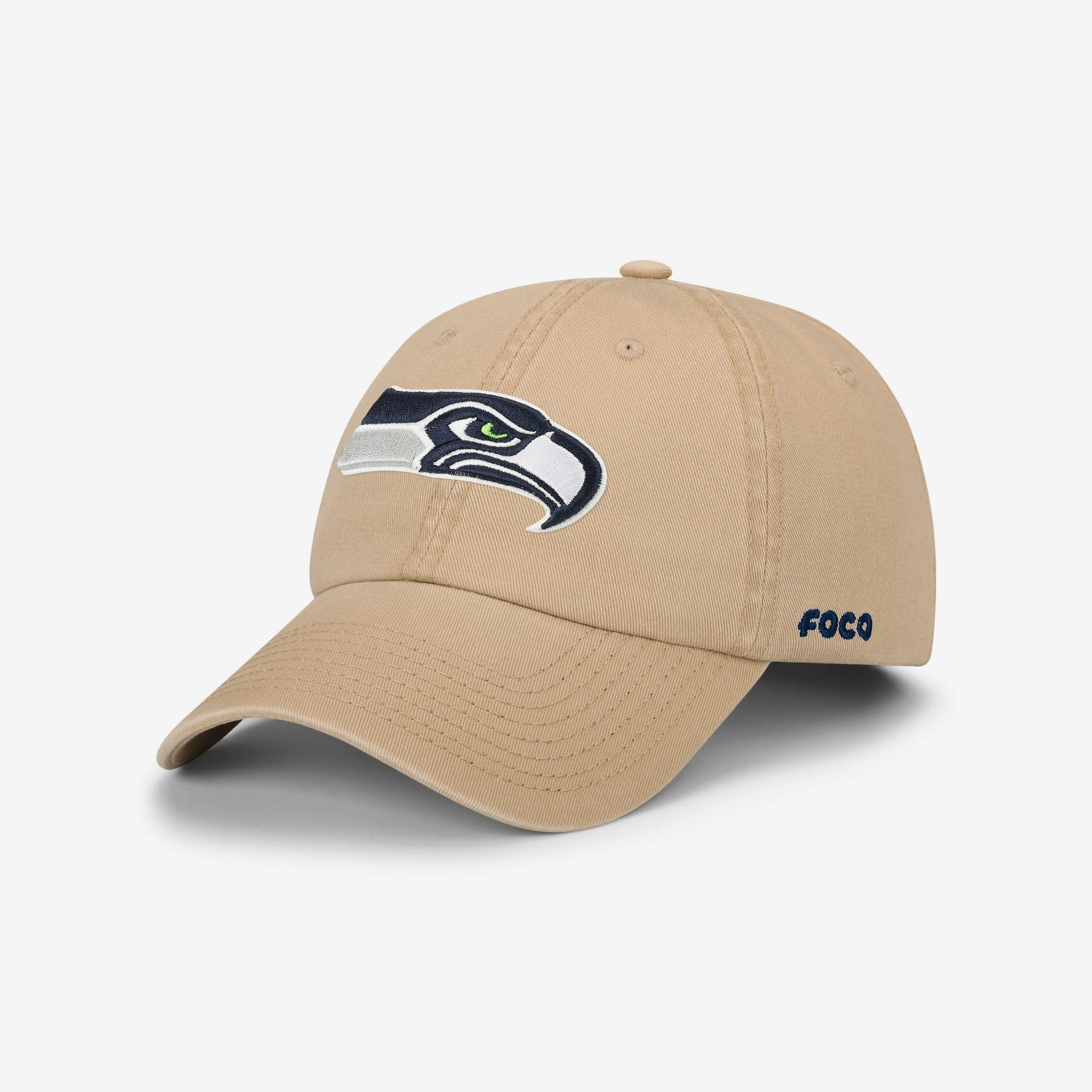 Seattle Seahawks Khaki Primary Logo Casual Cap