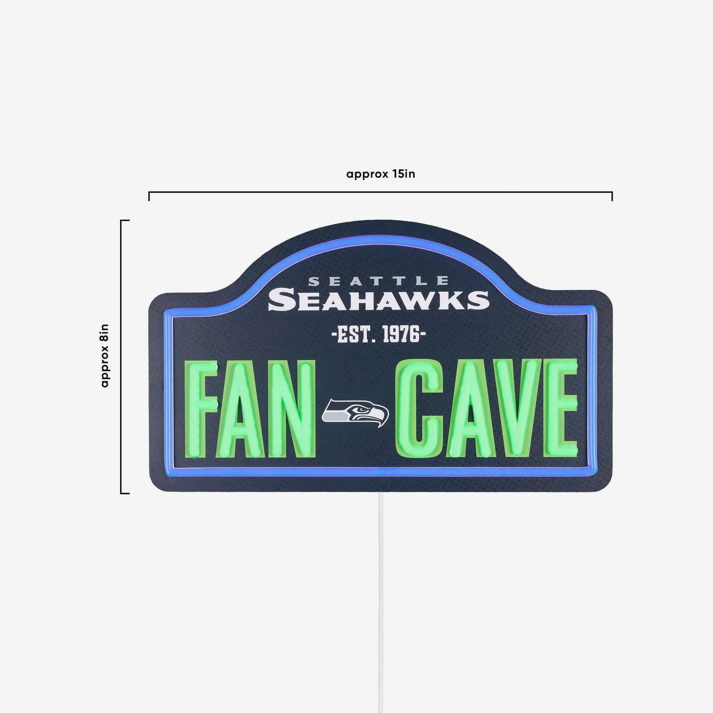 Seattle Seahawks LED Neon Fancave Sign - Image 4