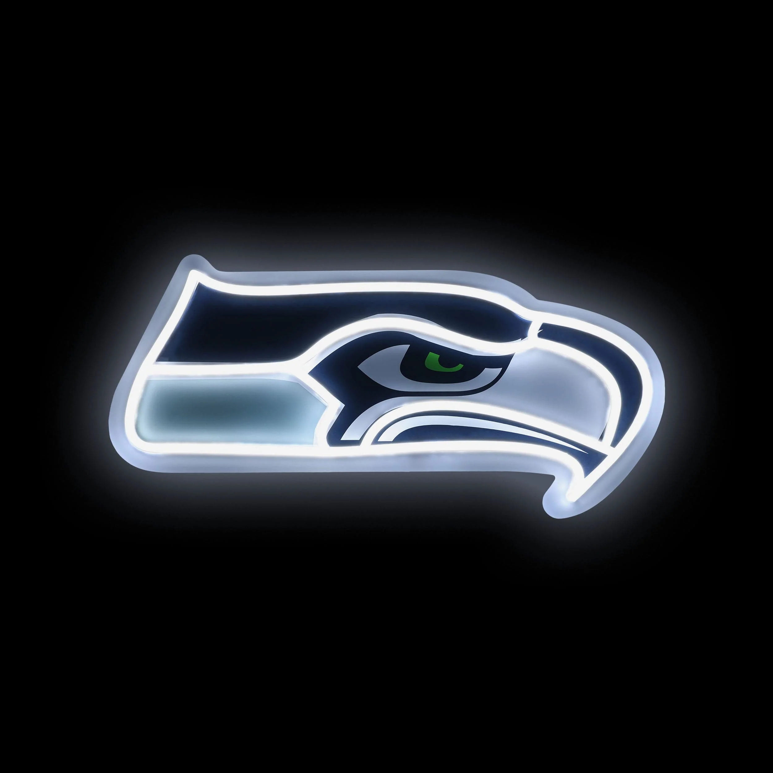 Seattle Seahawks LED Neon Light Up Team Logo Sign - Image 2