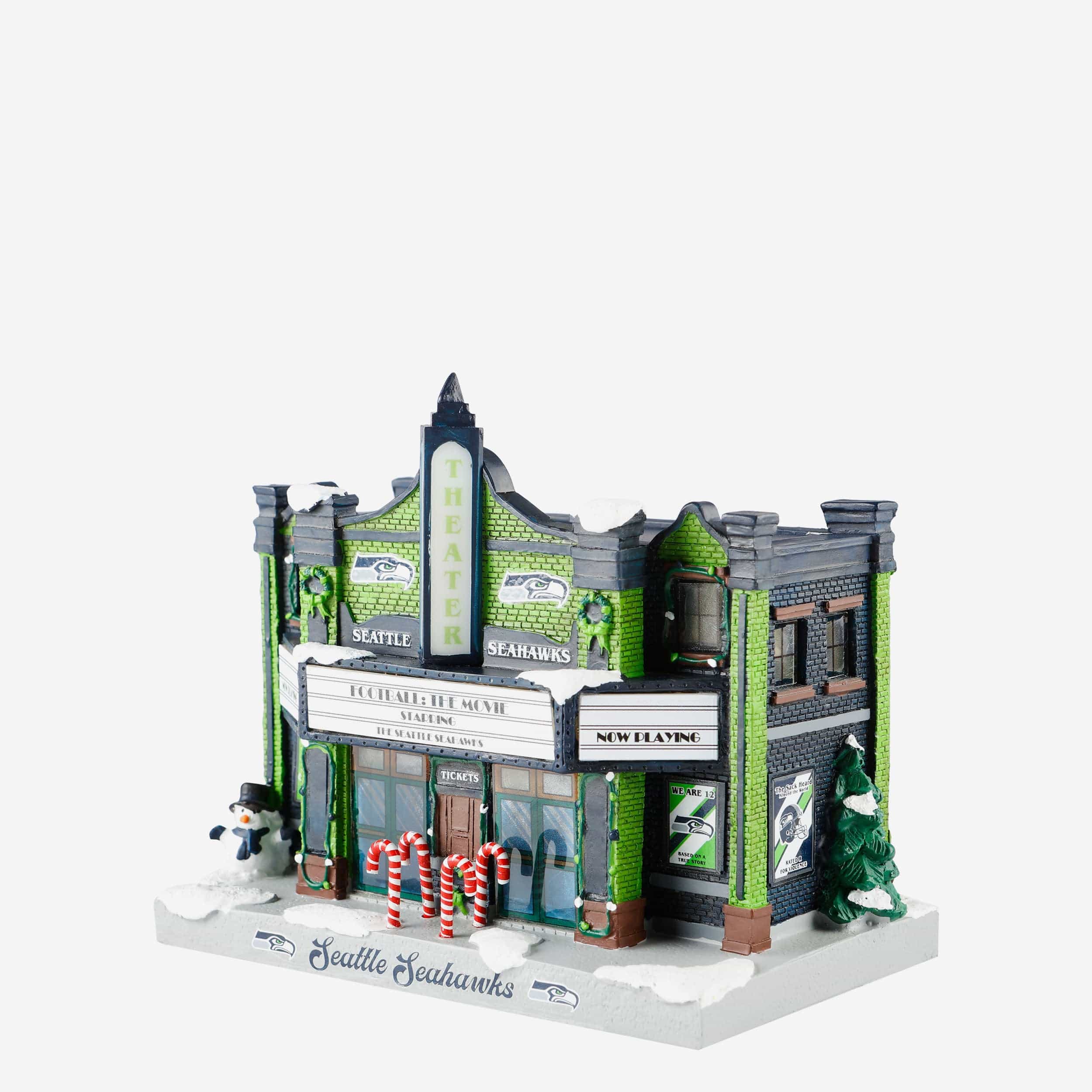 Seattle Seahawks Light Up Resin Team Theater - Image 3