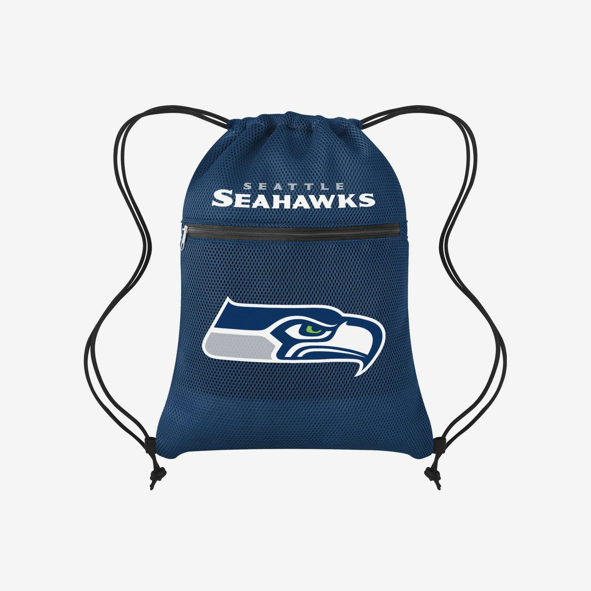 Seattle Seahawks Mesh Pocket Drawstring Backpack