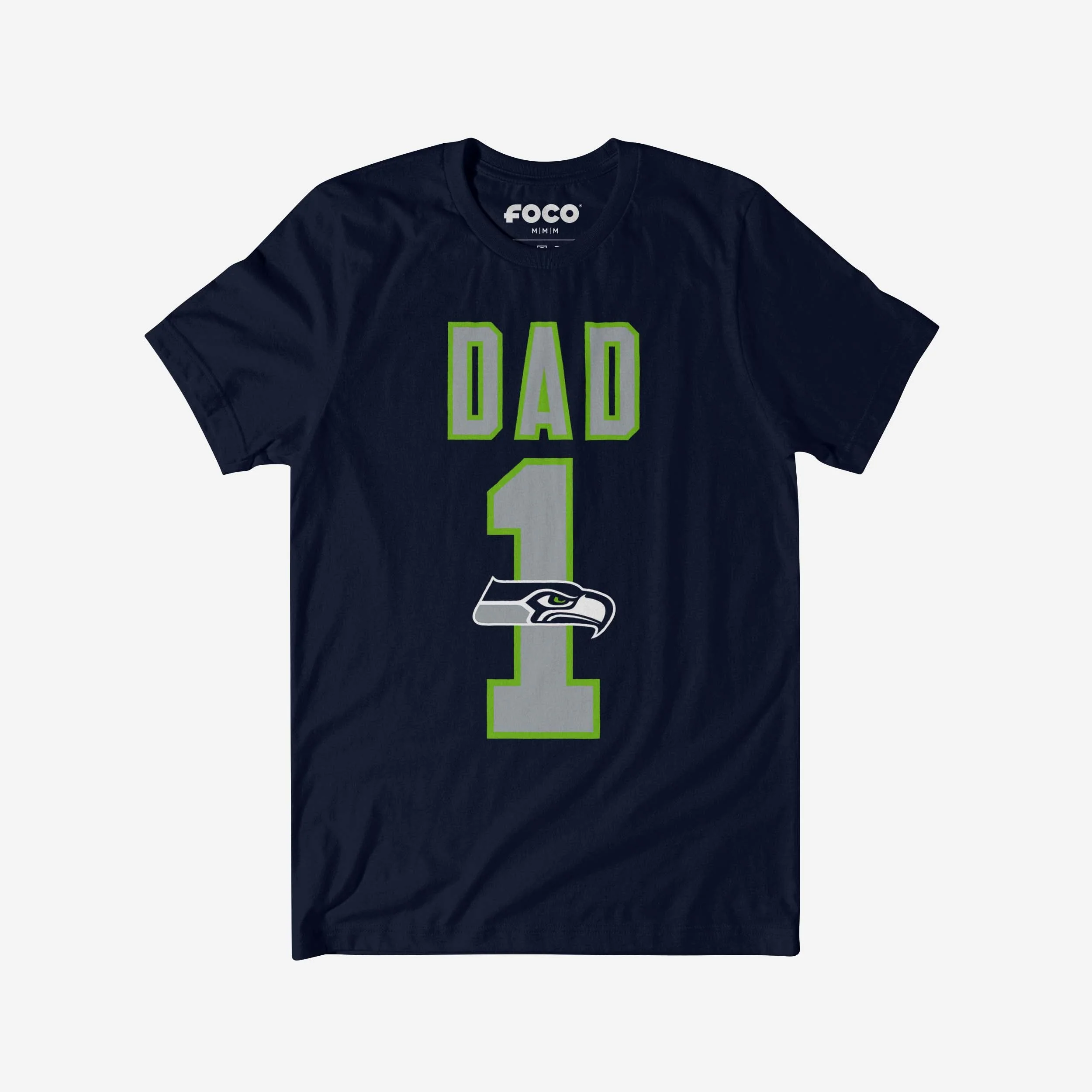 Seattle Seahawks Number 1 Dad T-Shirt