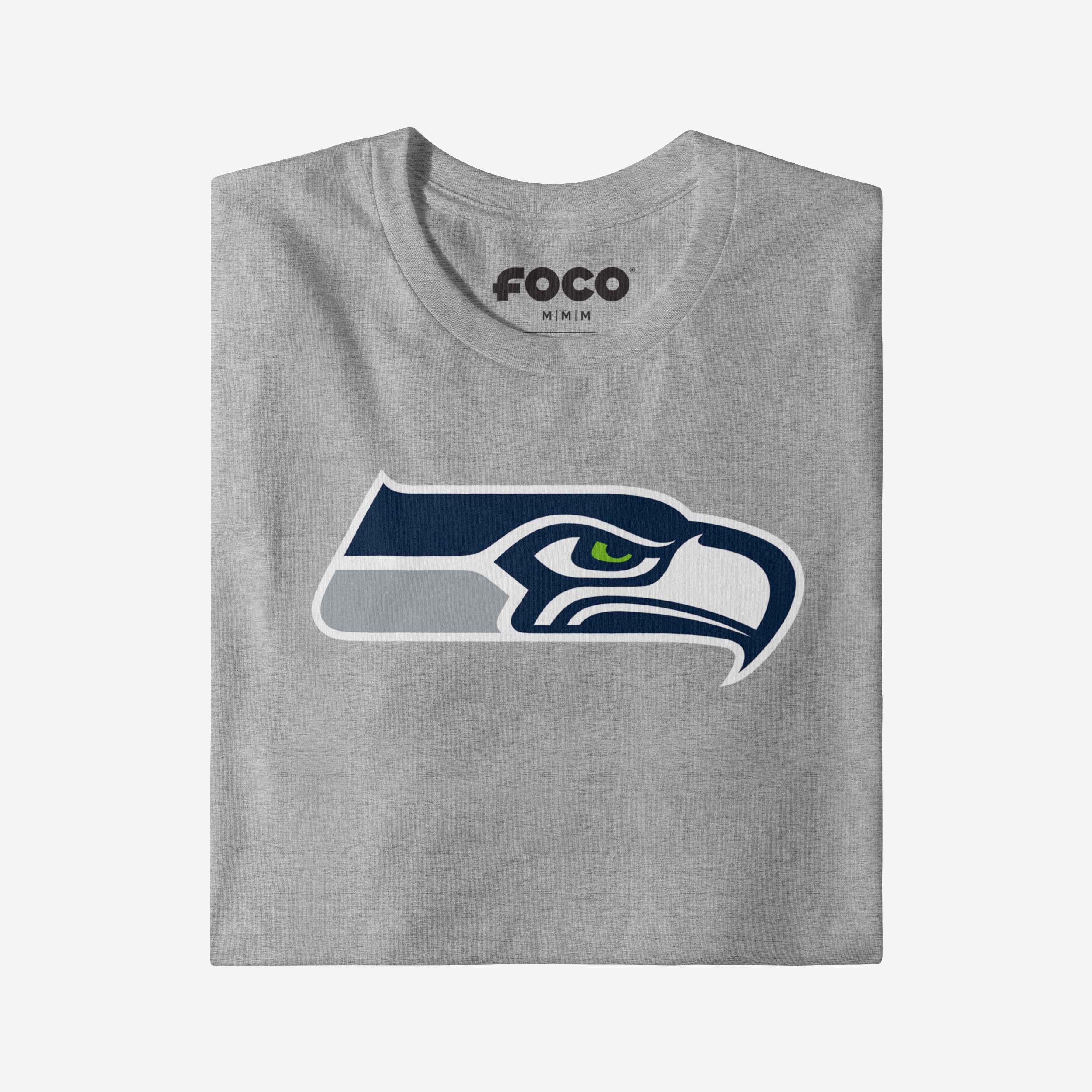 Seattle Seahawks Primary Logo Long Sleeve T-Shirt - Image 12