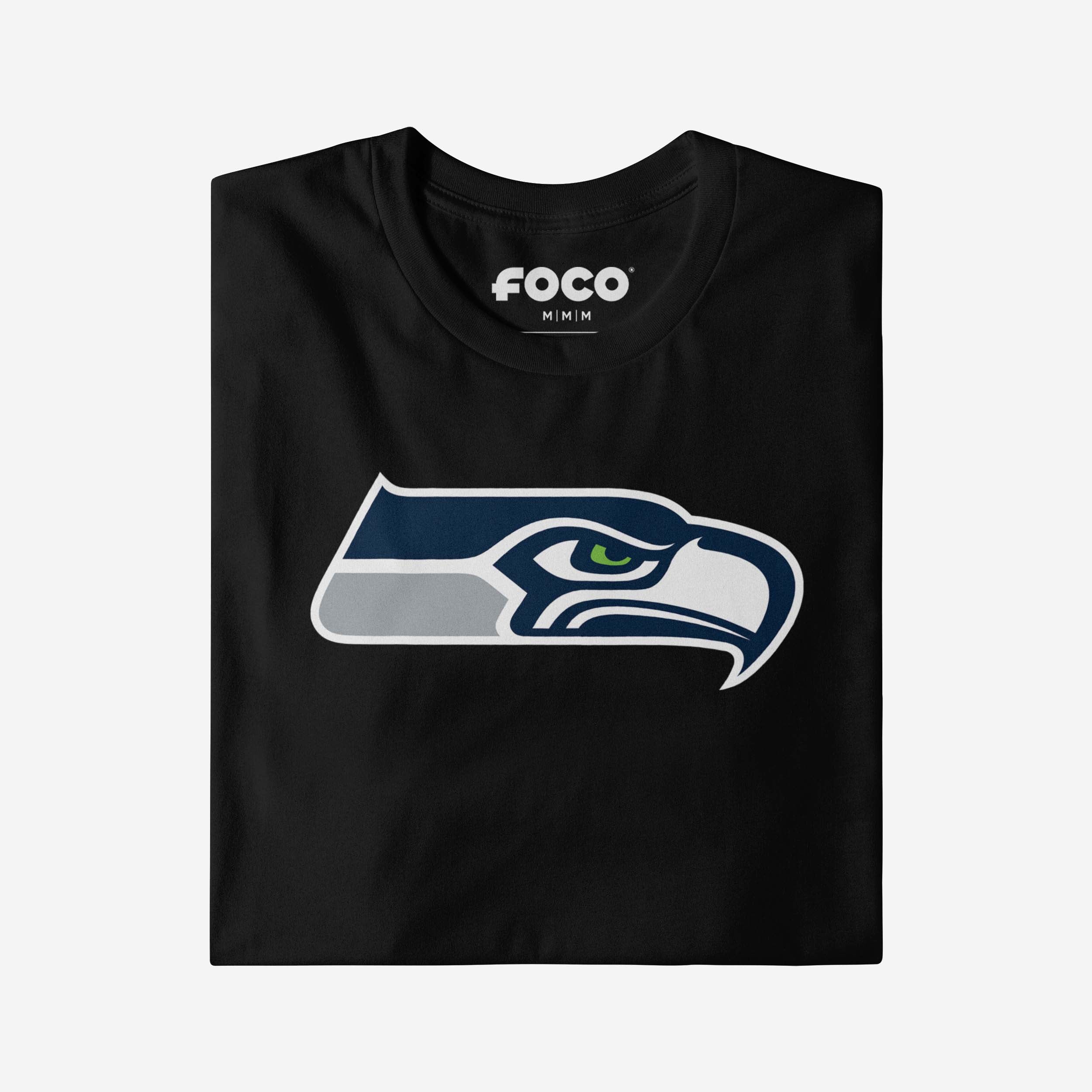 Seattle Seahawks Primary Logo Long Sleeve T-Shirt - Image 8