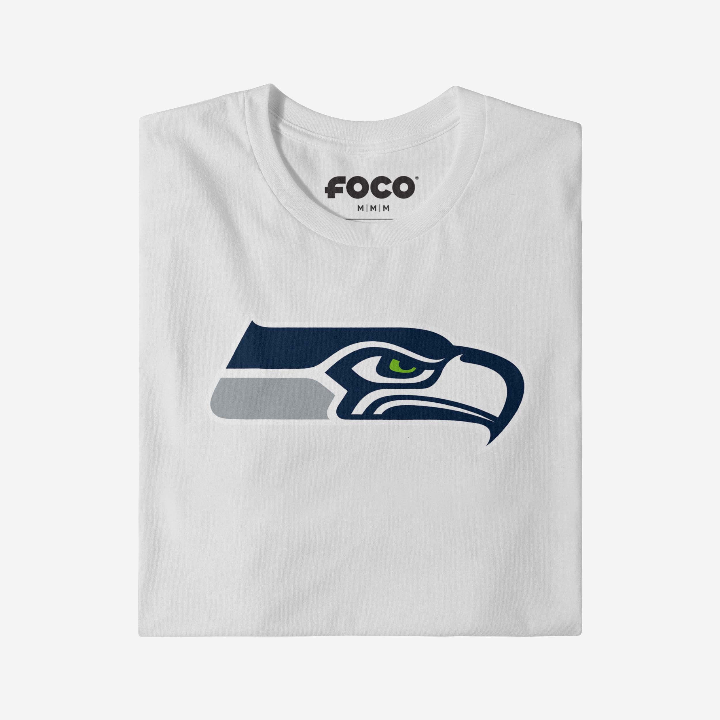 Seattle Seahawks Primary Logo T-Shirt - Image 12