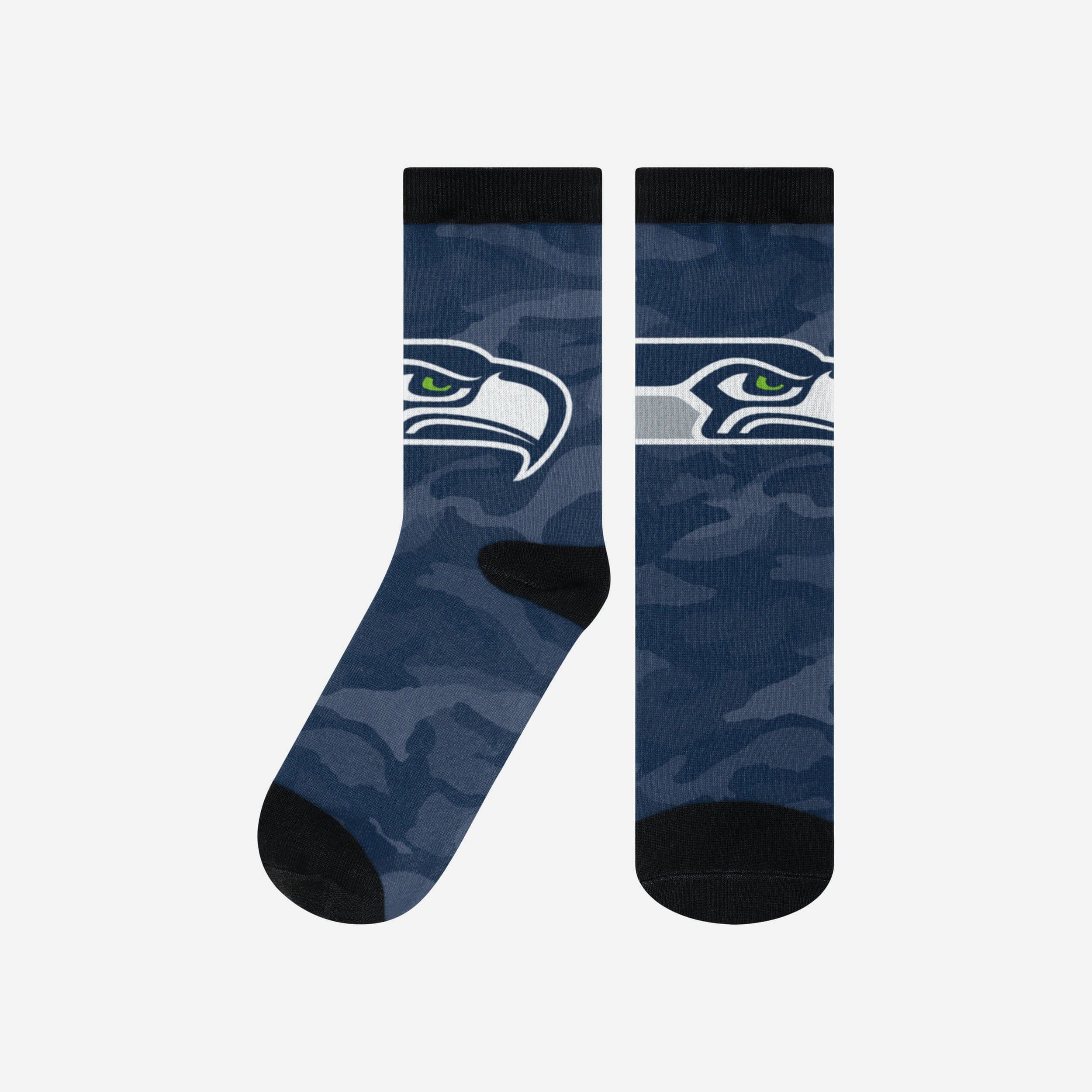 Seattle Seahawks Printed Camo Socks