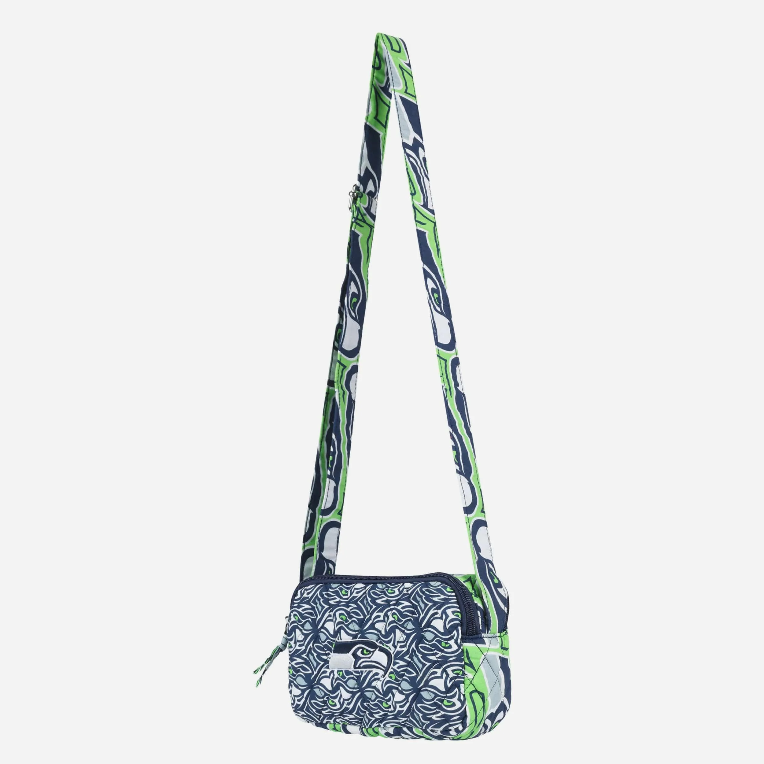 Seattle Seahawks Quilted Crossbody Bag - Image 3