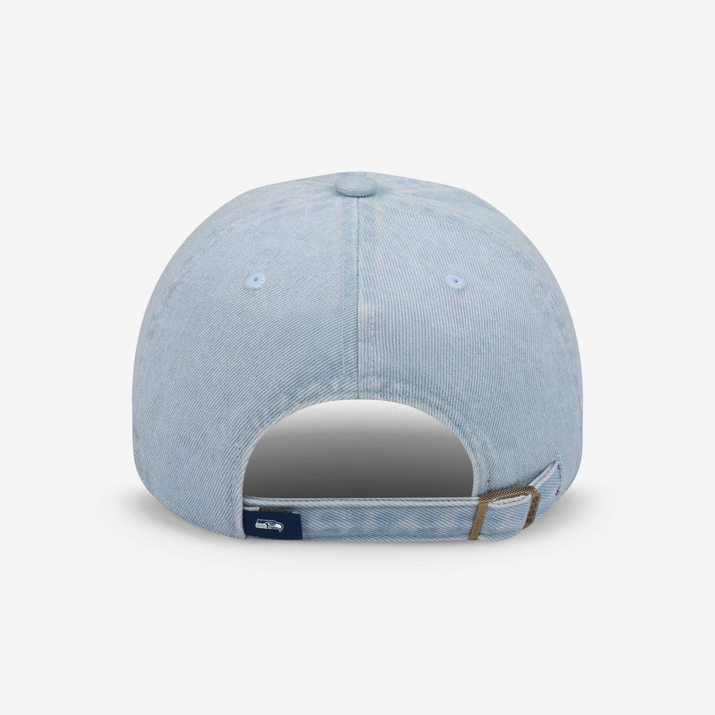 Seattle Seahawks Rhinestone Logo Denim Casual Cap - Image 4