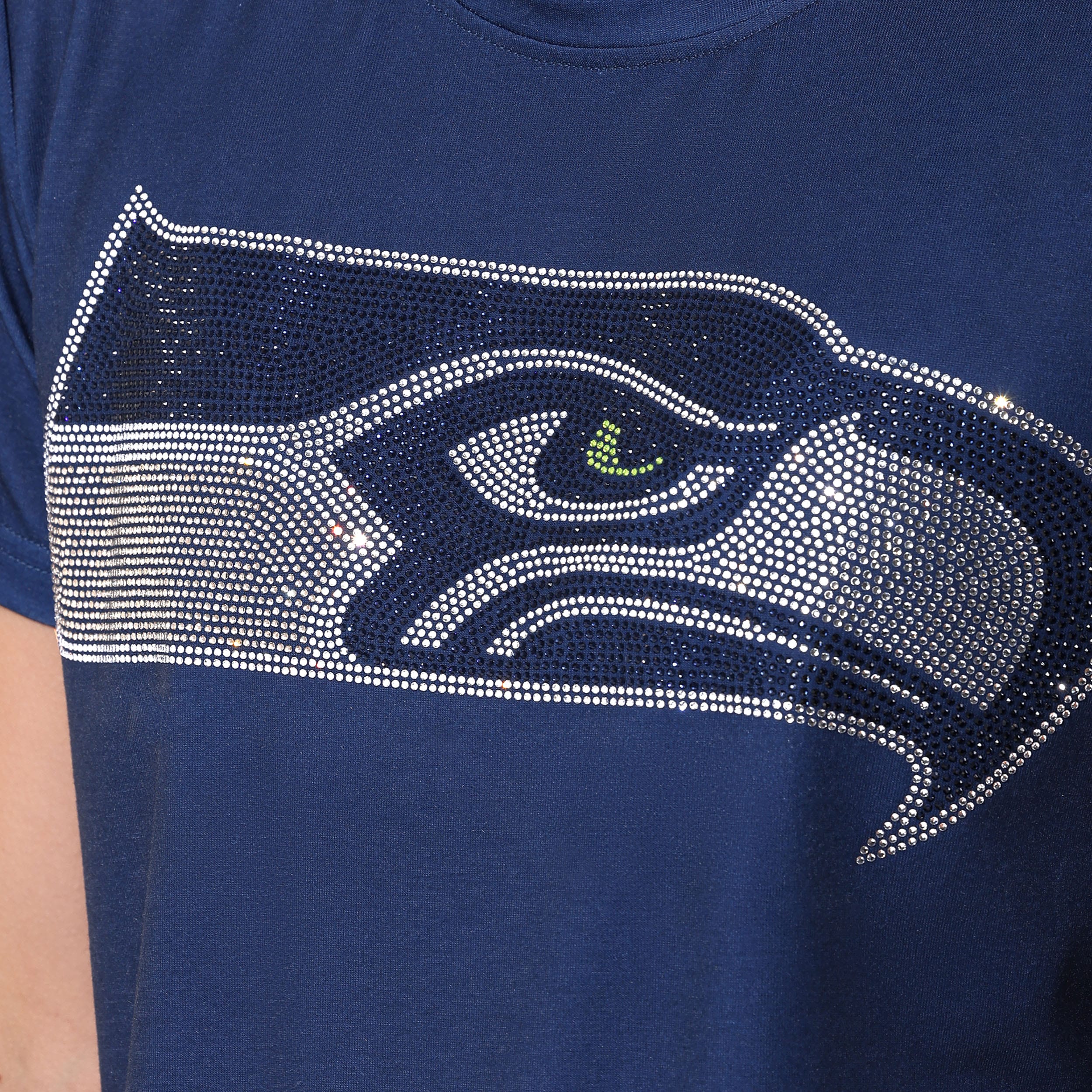 Seattle Seahawks Rhinestone Tunic Top - Image 2