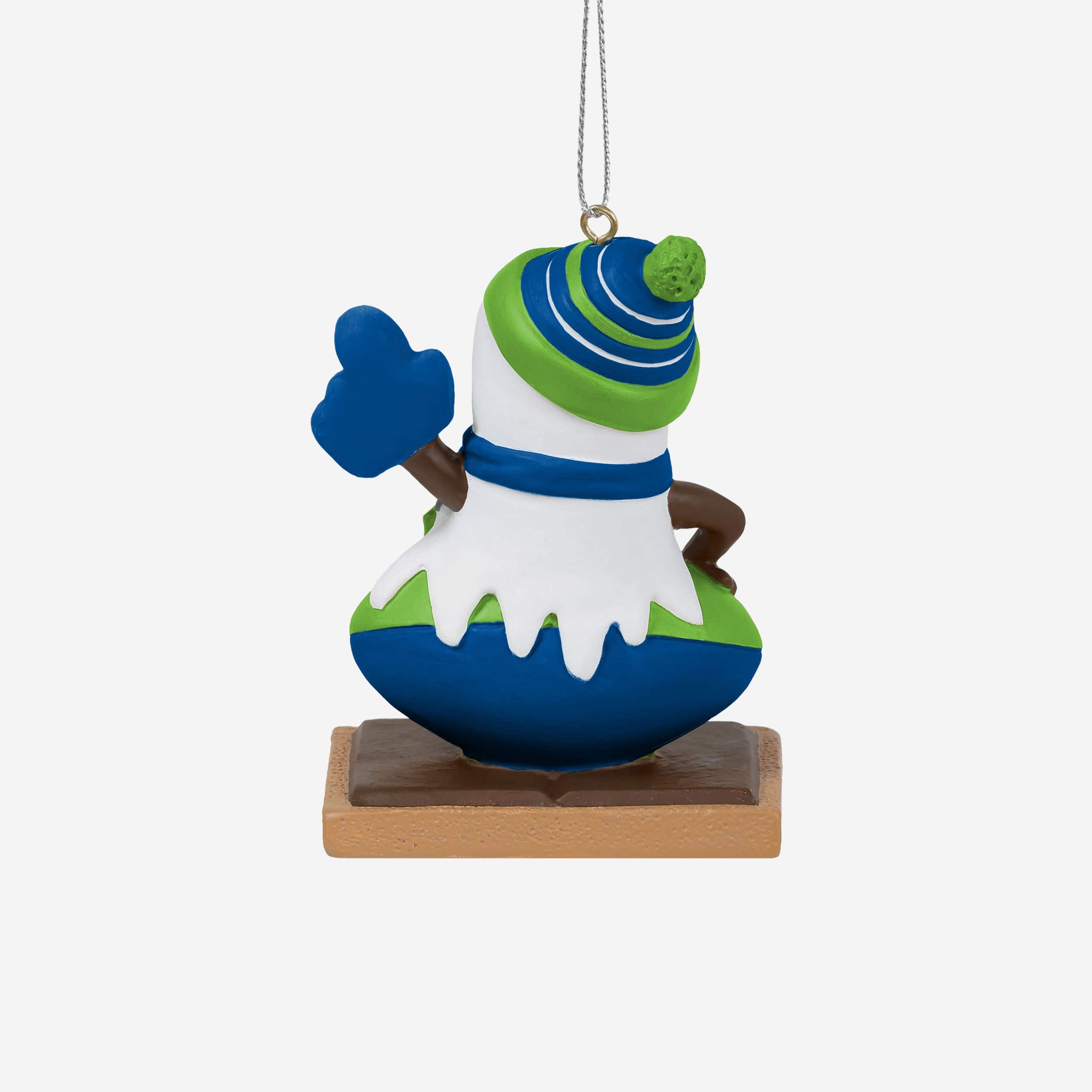 Seattle Seahawks Smore On Ball Ornament - Image 3