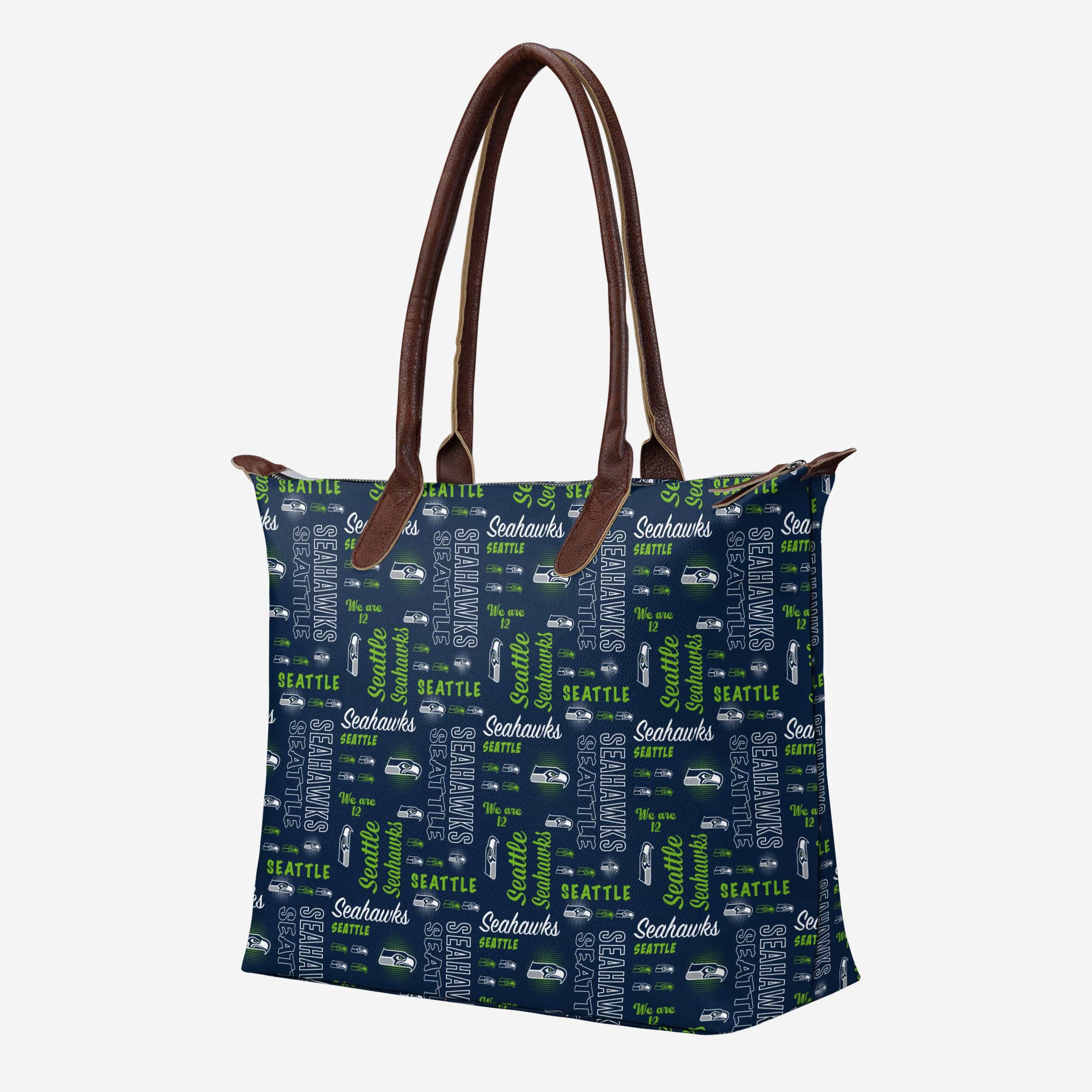 Seattle Seahawks Spirited Style Printed Collection Tote Bag - Image 2