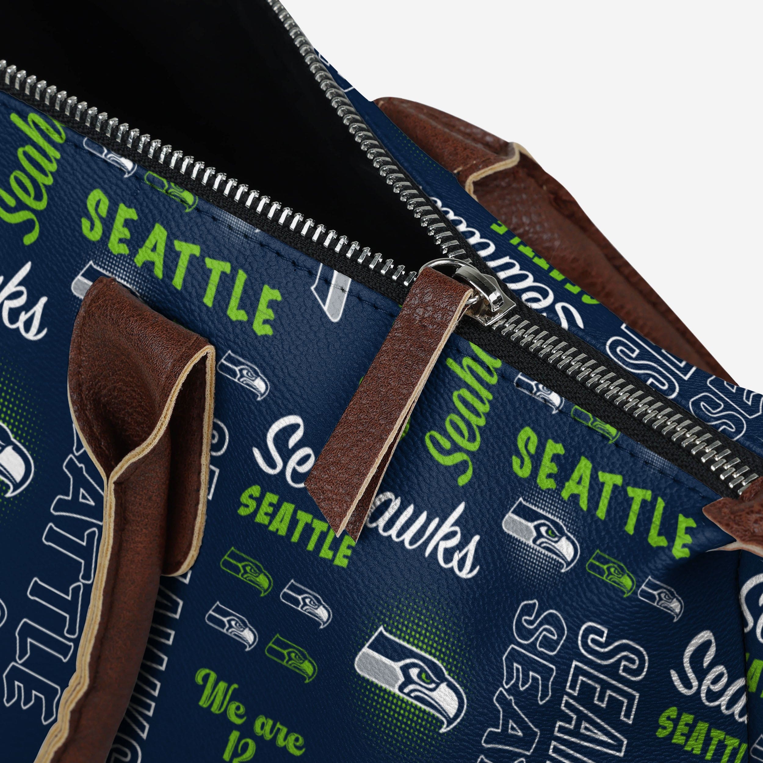 Seattle Seahawks Spirited Style Printed Collection Tote Bag - Image 4