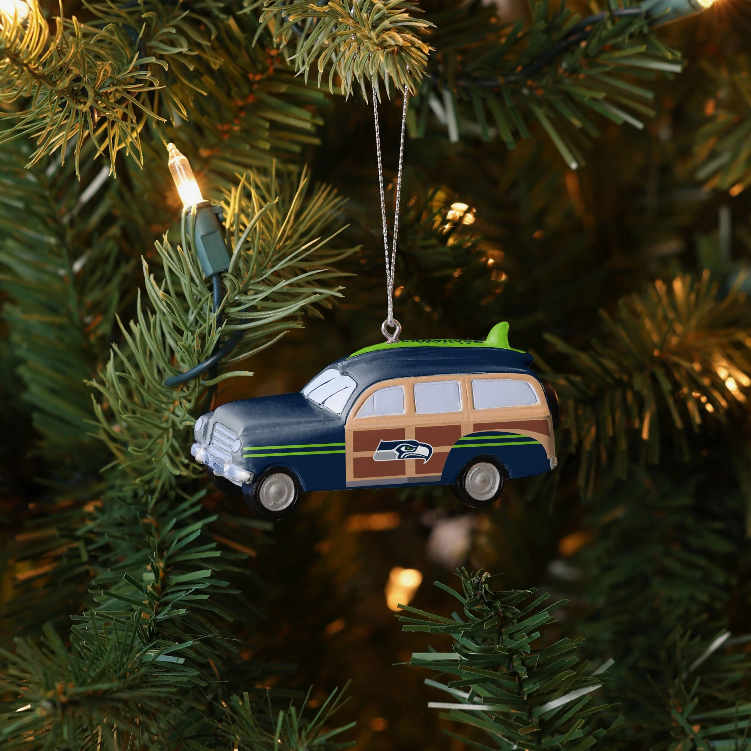 Seattle Seahawks Station Wagon Ornament - Image 4