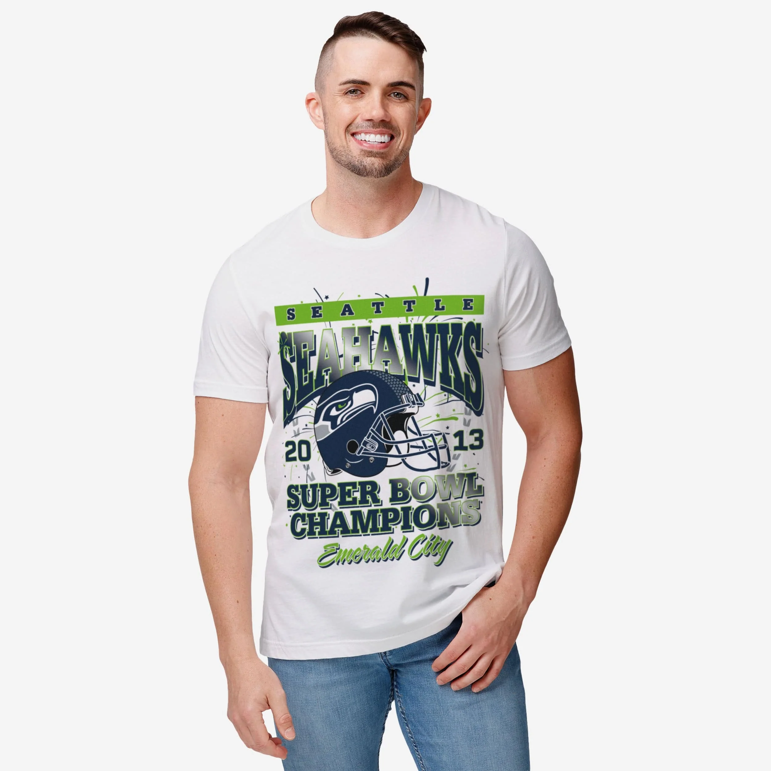 Seattle Seahawks Super Bowl Commemorative T-Shirt - Image 2