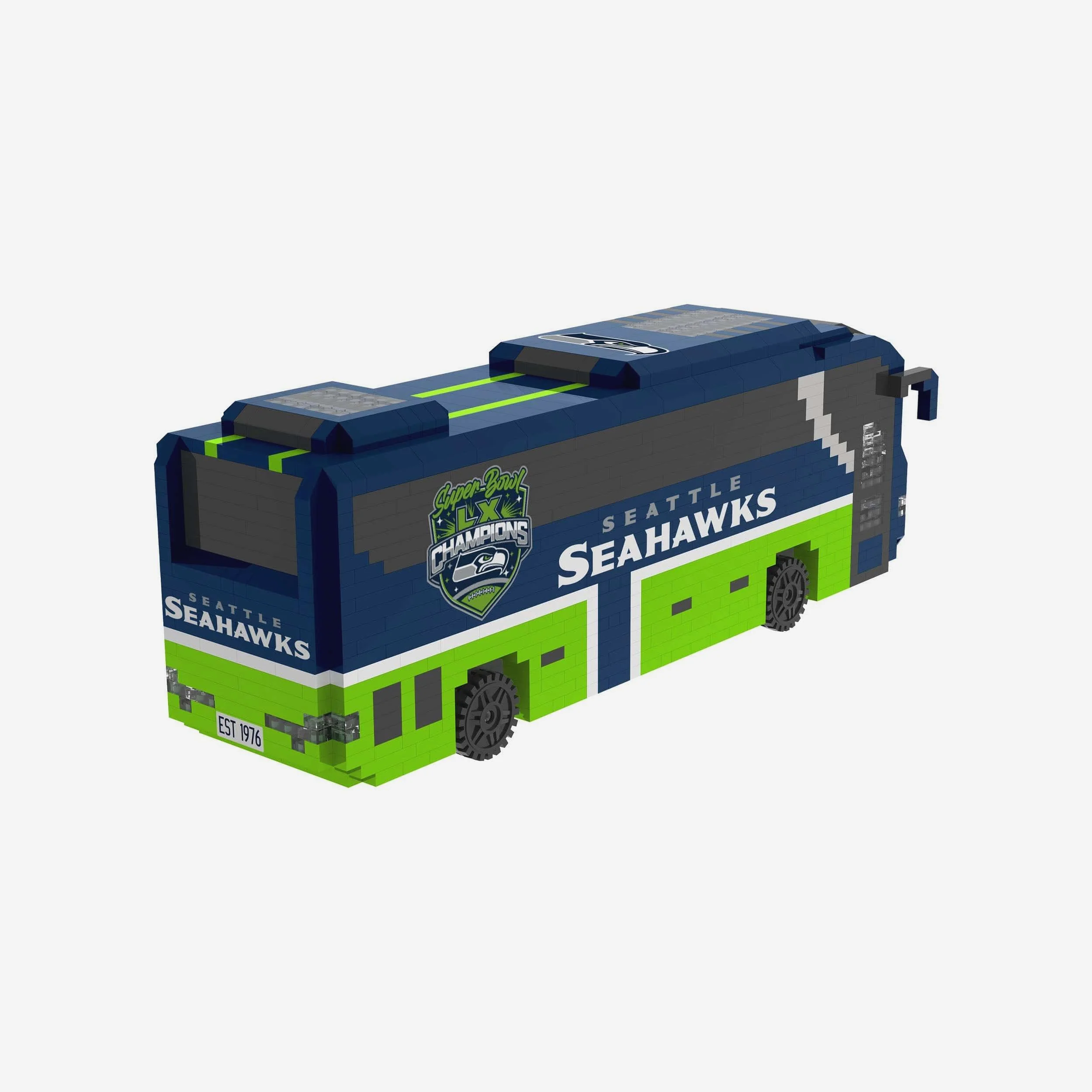 Seattle Seahawks Super Bowl LX Champions BRXLZ Bus - Image 3