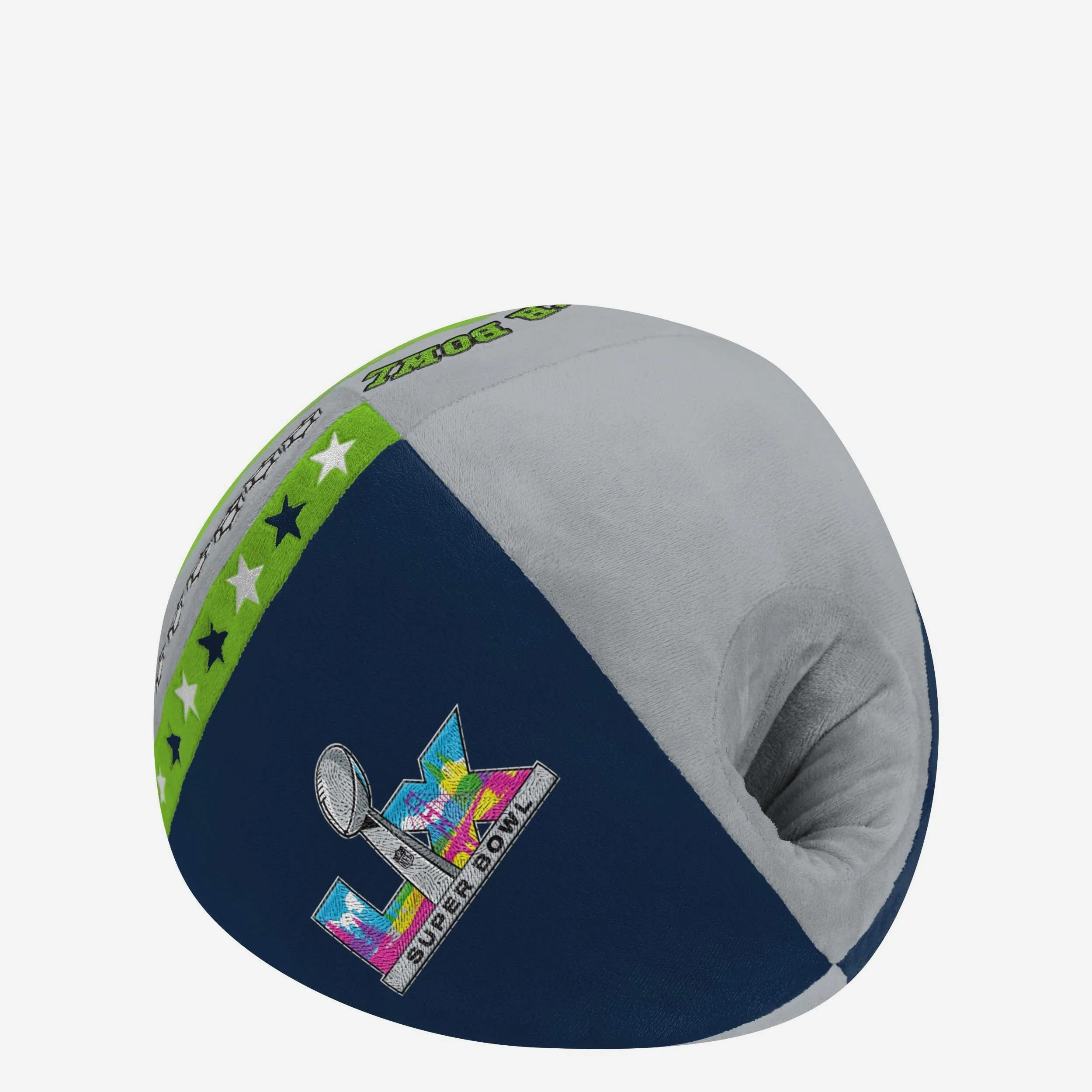 Seattle Seahawks Super Bowl LX Champions Plush Ring - Image 3