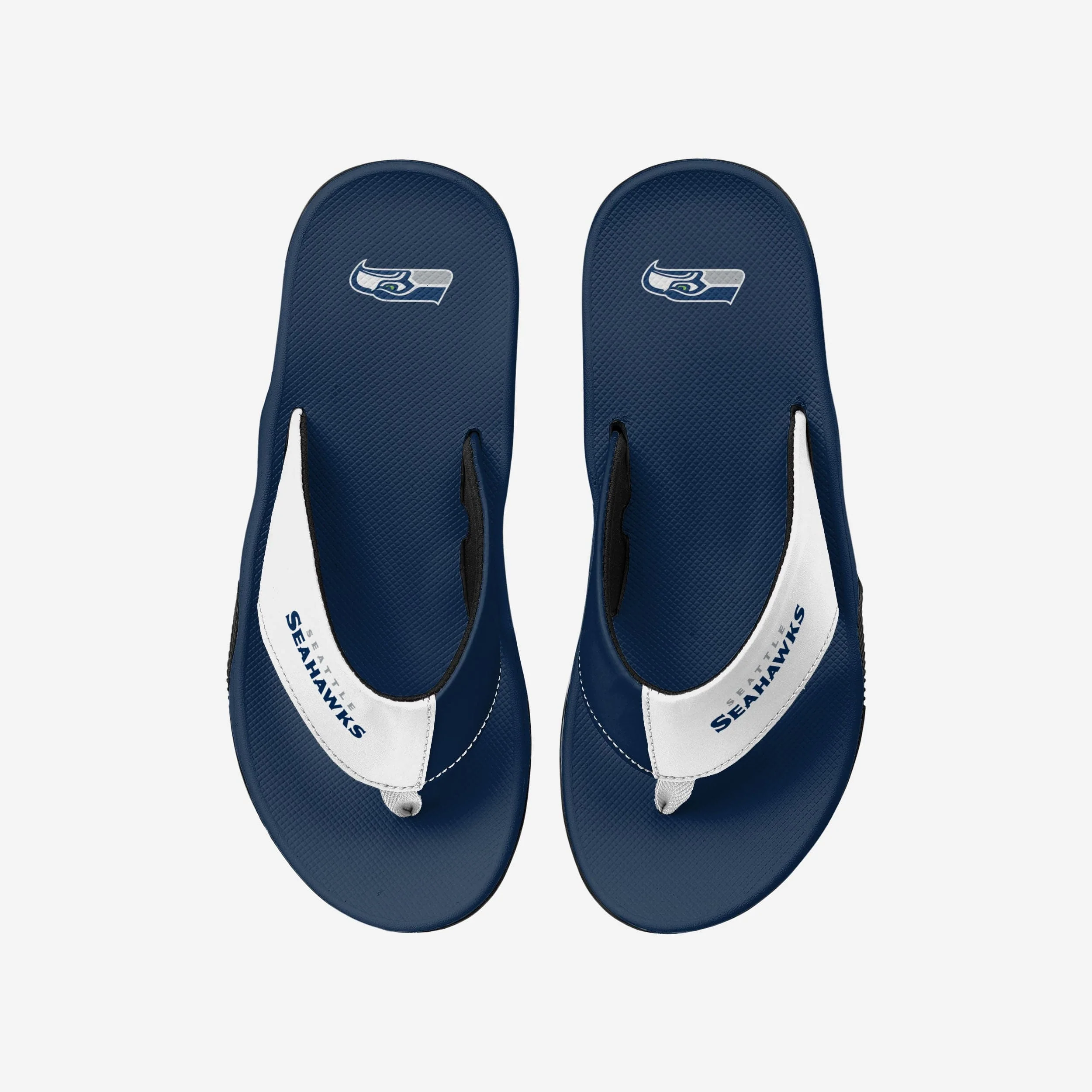 Seattle Seahawks Team Color Contour Flip Flop