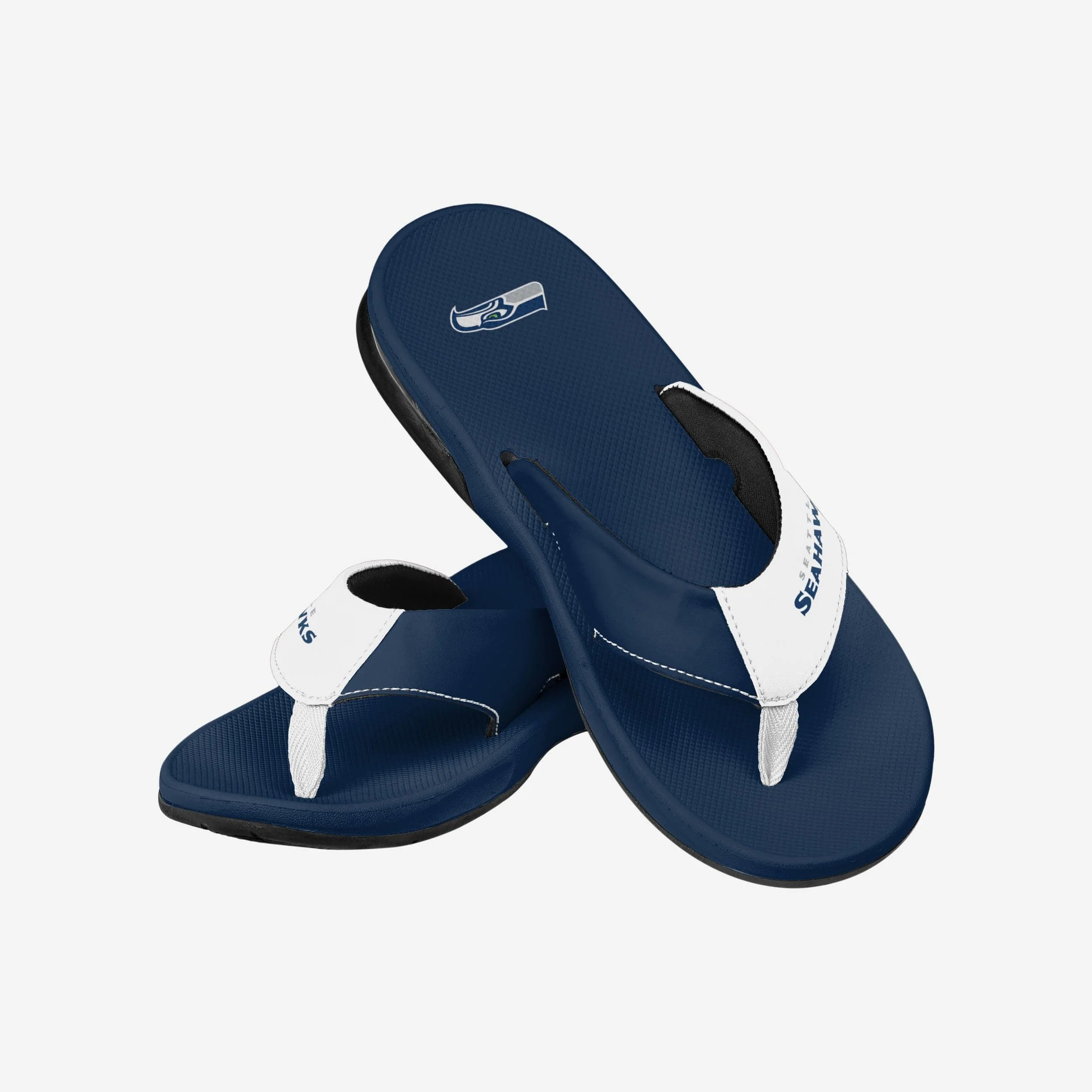 Seattle Seahawks Team Color Contour Flip Flop - Image 3