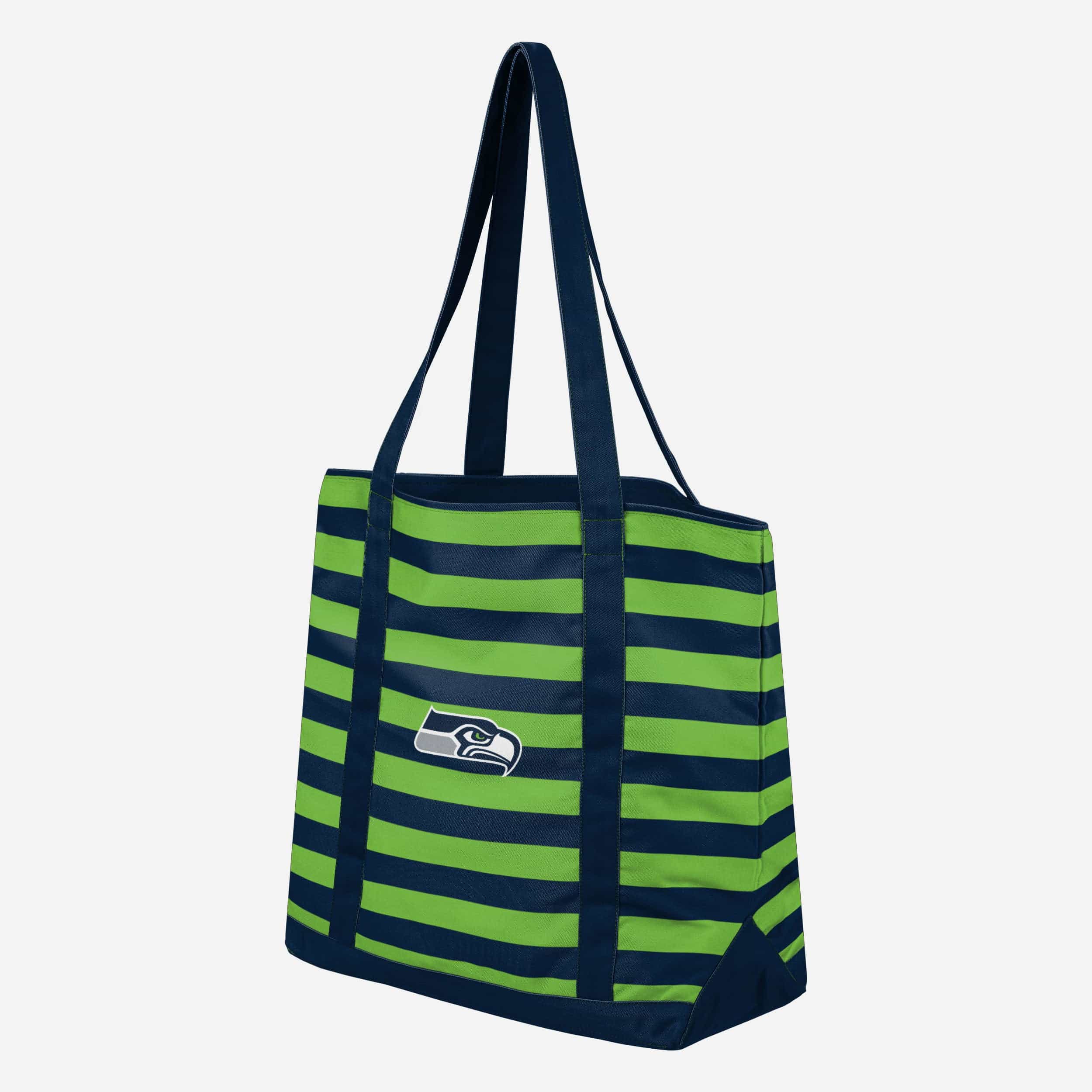 Seattle Seahawks Team Stripe Canvas Tote Bag - Image 2