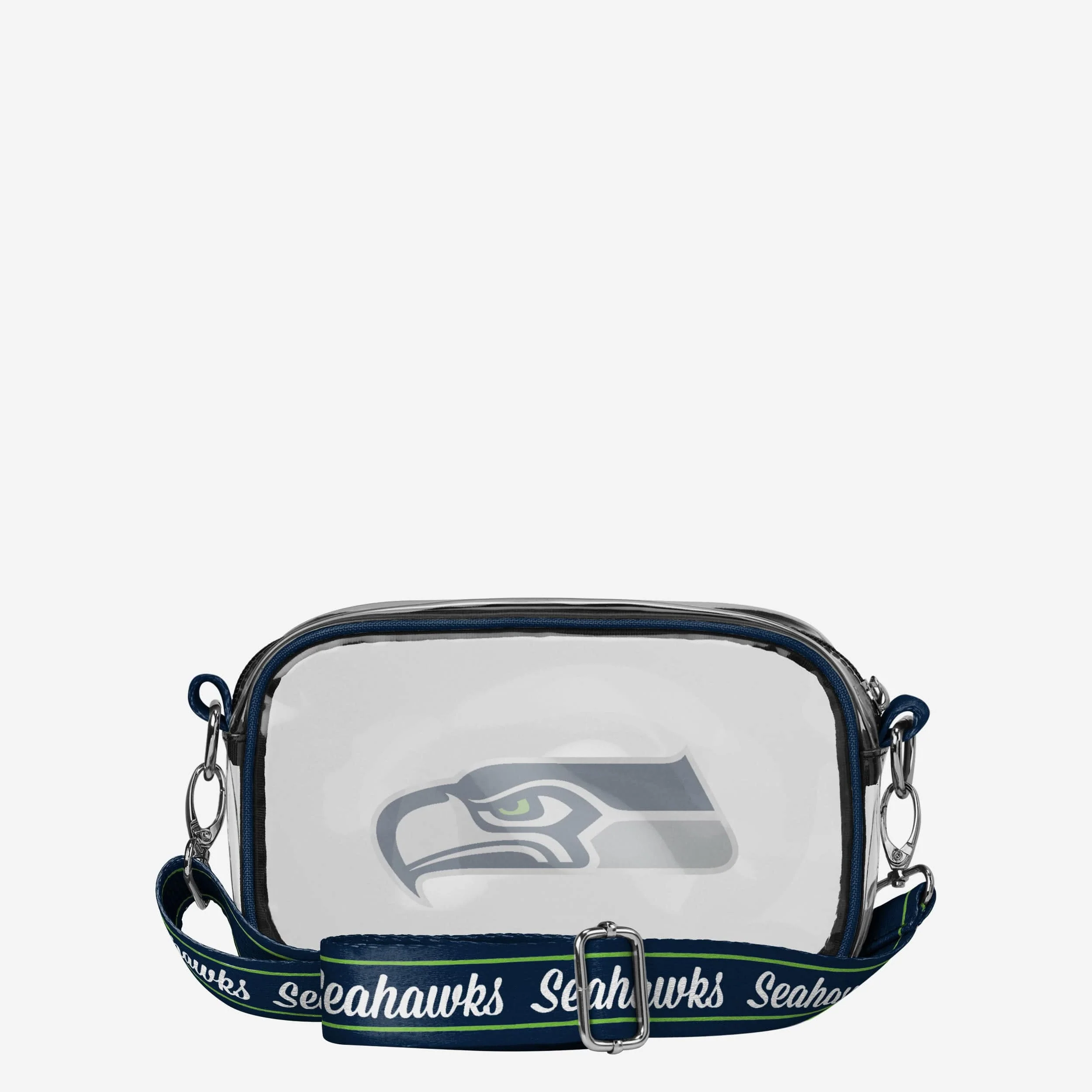 Seattle Seahawks Team Stripe Clear Crossbody Bag - Image 5