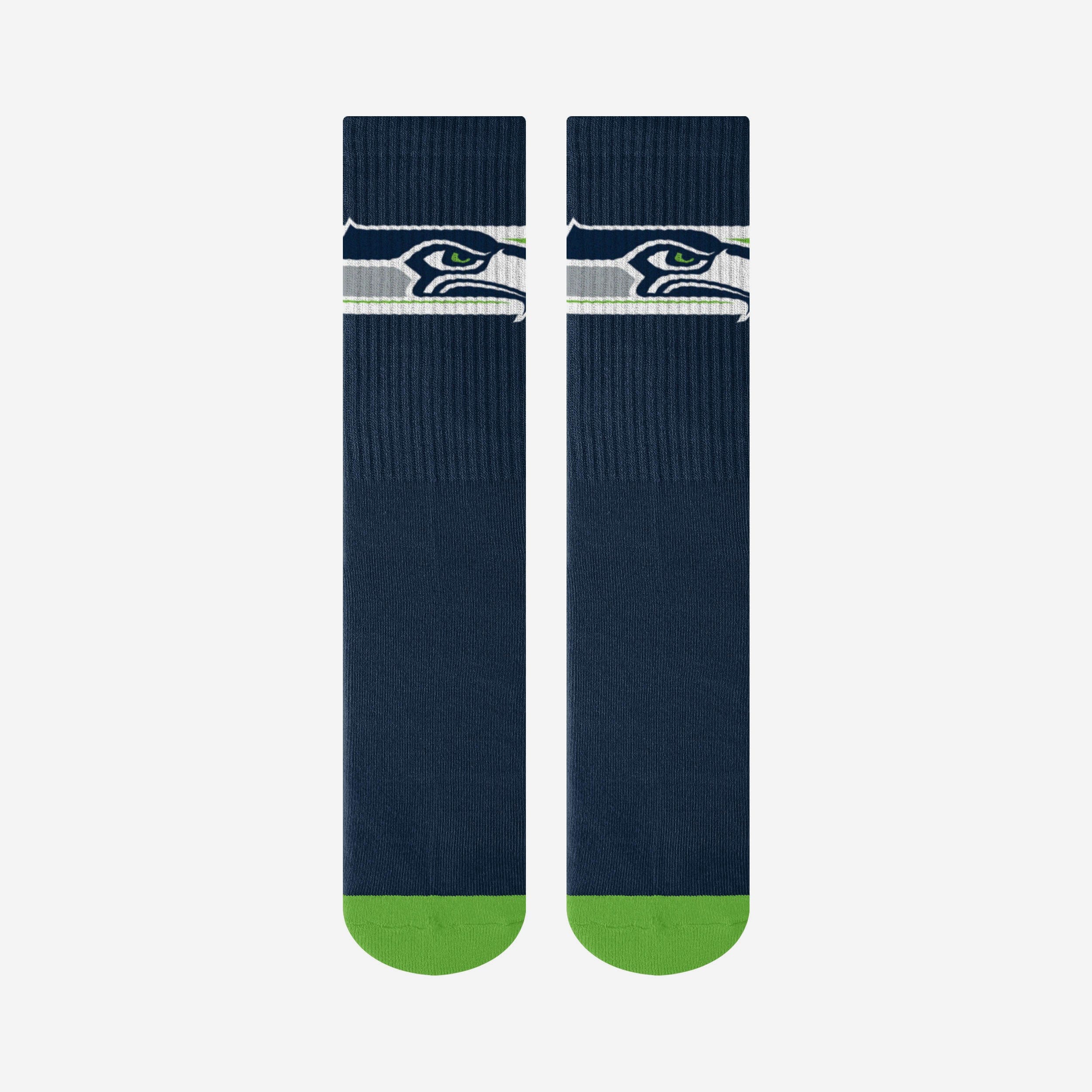 Seattle Seahawks Team Stripe Crew Socks - Image 3