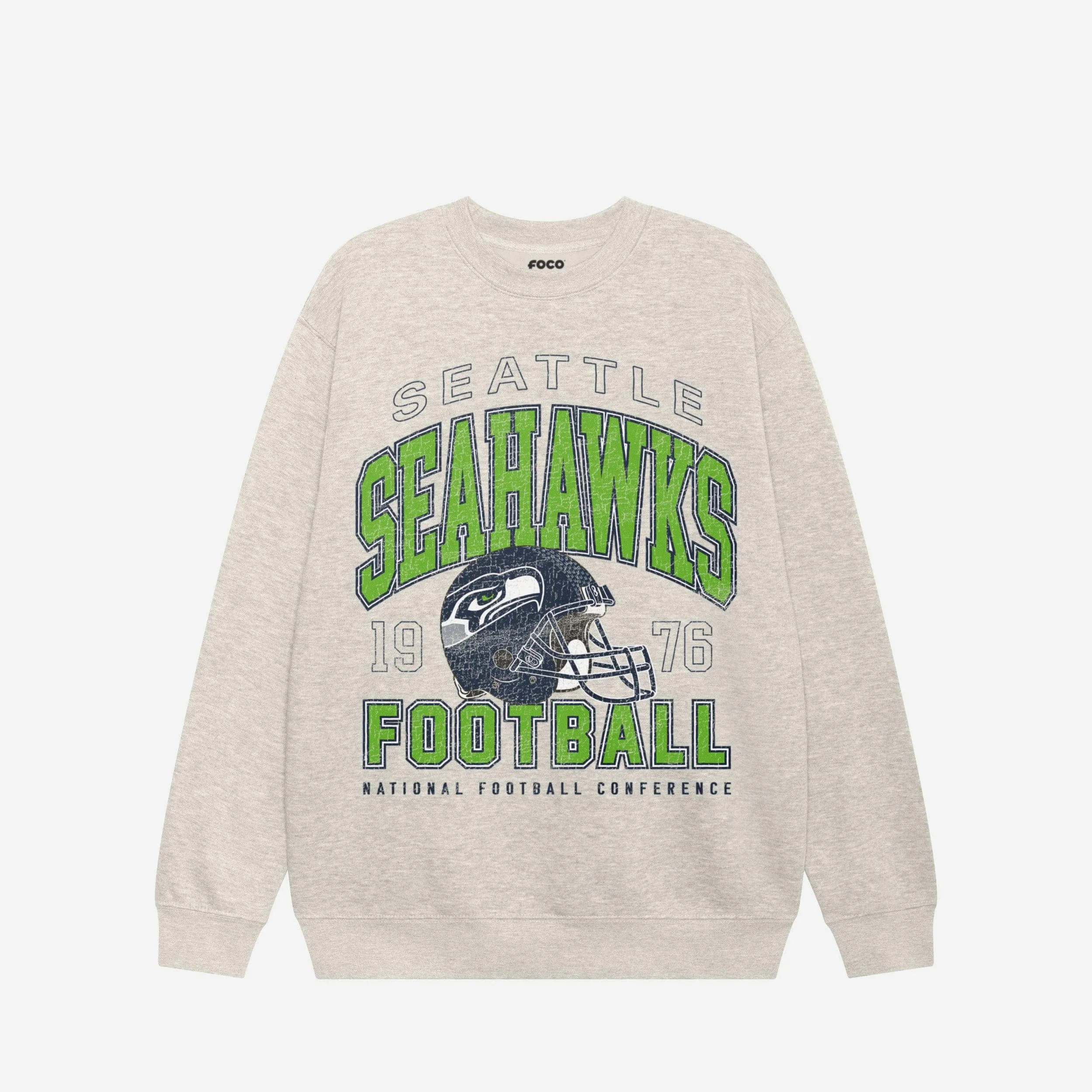Seattle Seahawks Varsity Crew Neck Sweatshirt