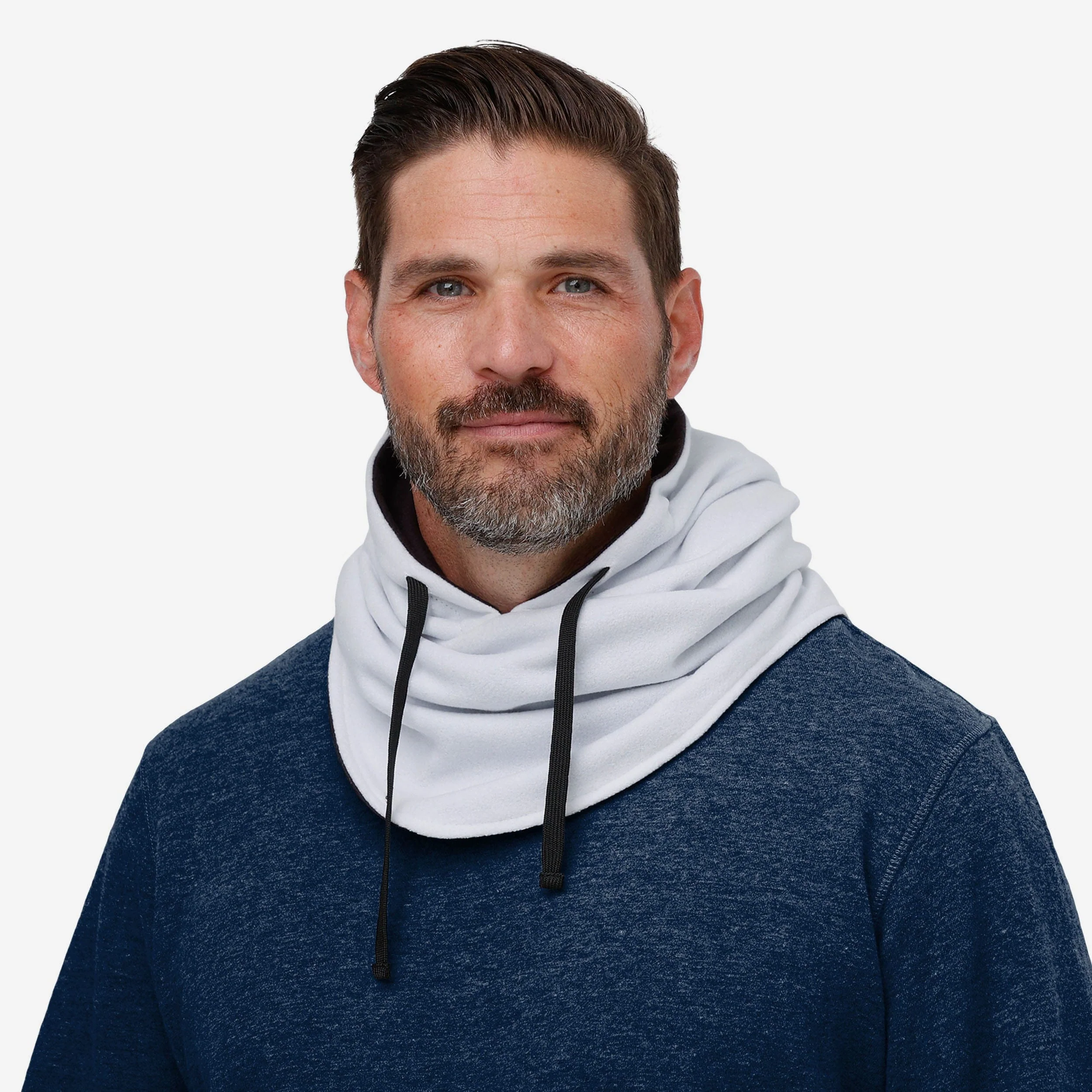 Seattle Seahawks White Drawstring Hooded Gaiter - Image 4
