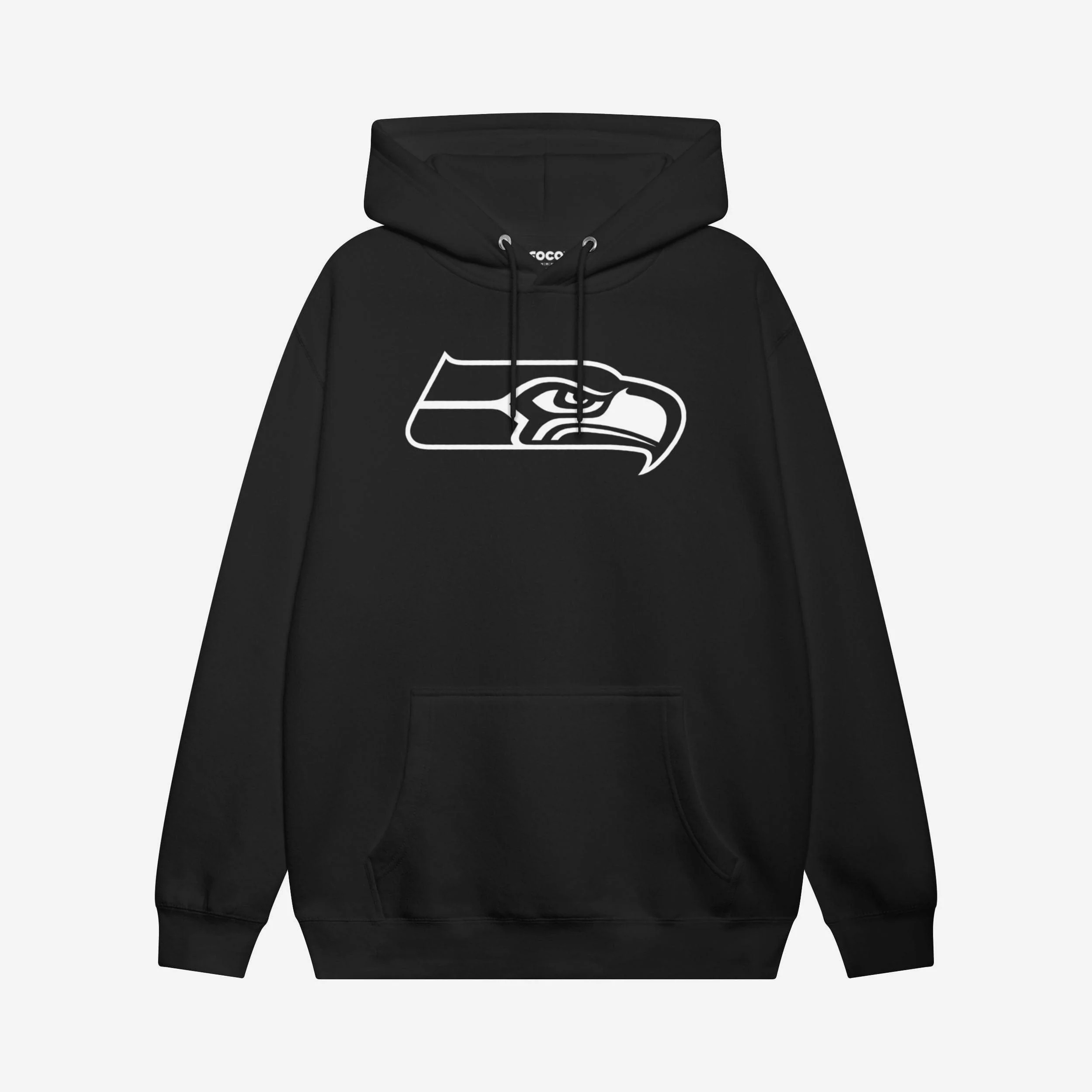 Seattle Seahawks White Logo Hoodie