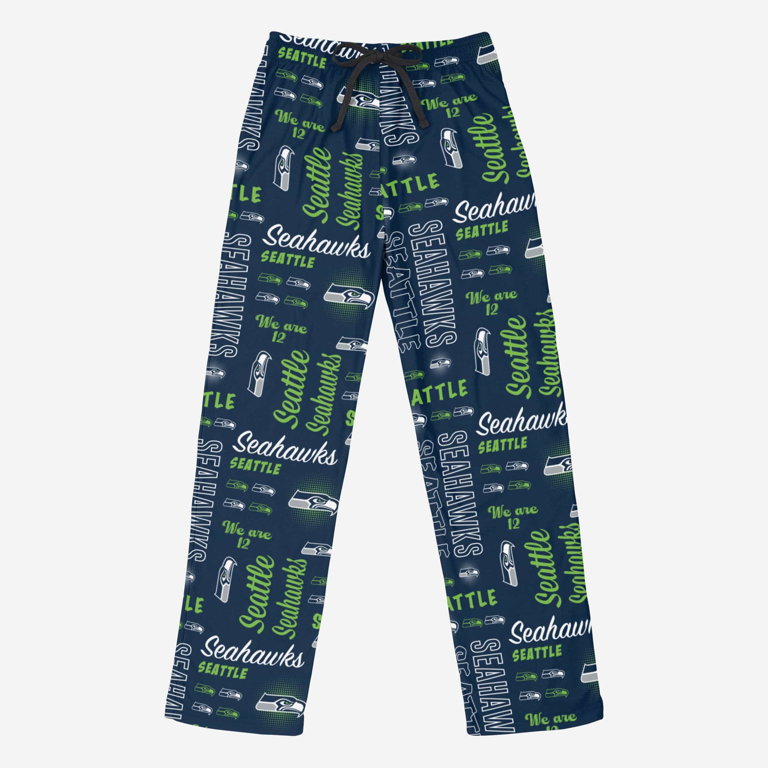 Seattle Seahawks Womens Mini Print Lounge Pants - Image 4