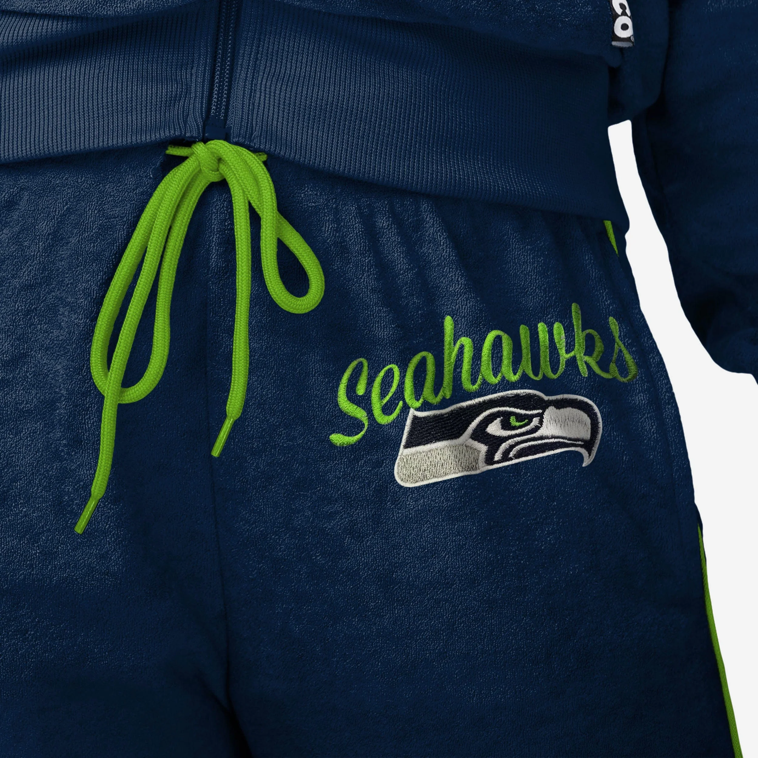 Seattle Seahawks Womens Terry Knit Joggers - Image 3