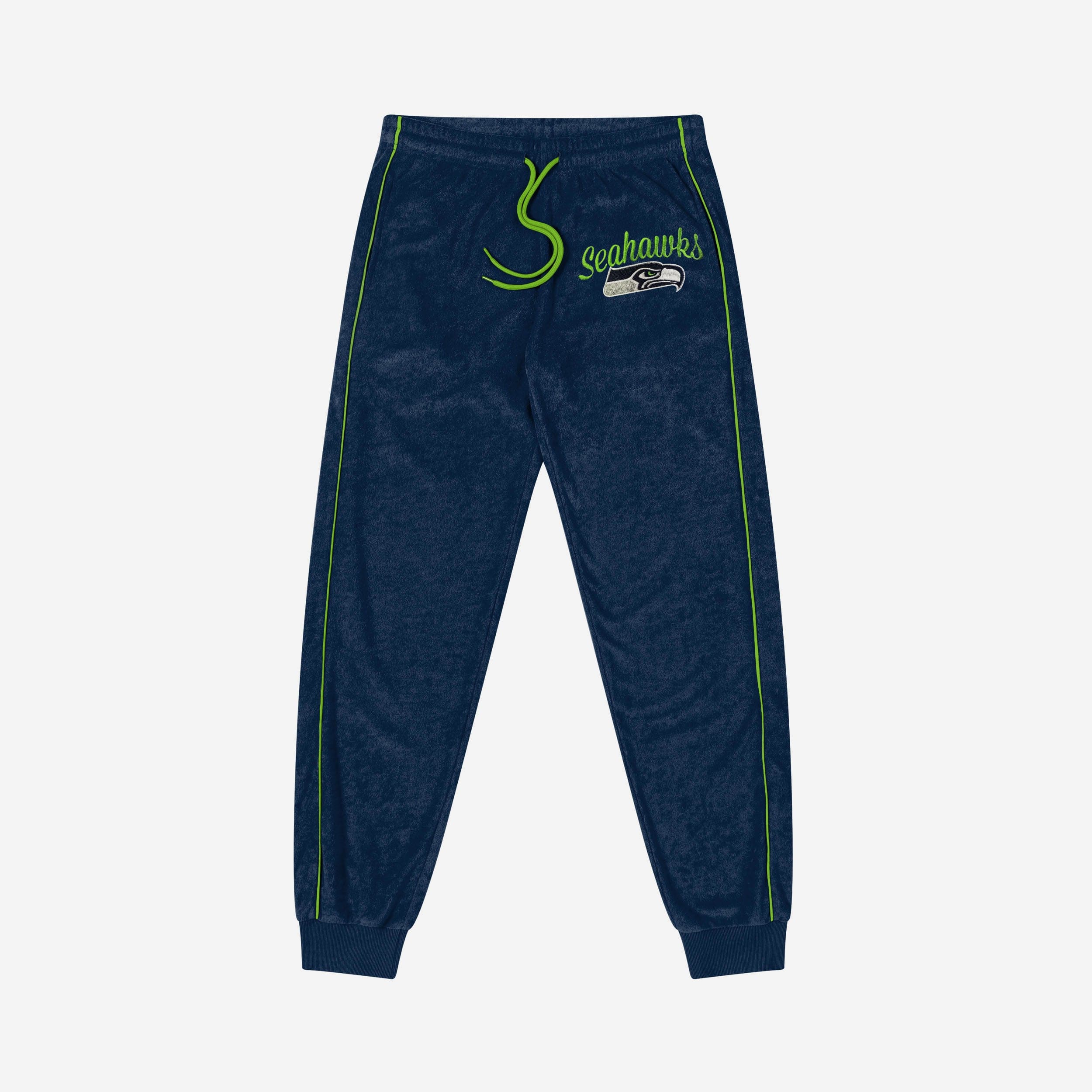 Seattle Seahawks Womens Terry Knit Joggers - Image 4