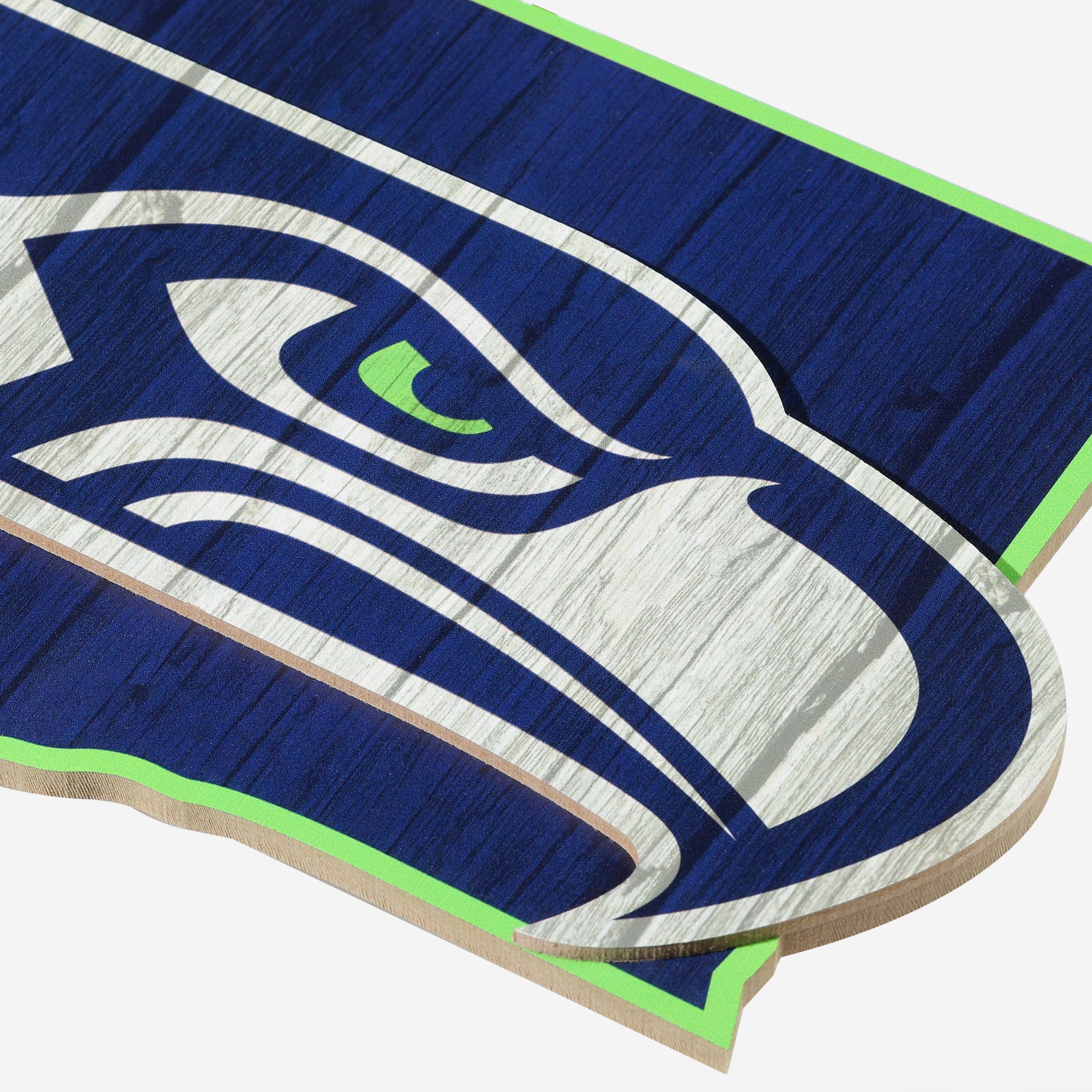 Seattle Seahawks Wood State Sign - Image 3