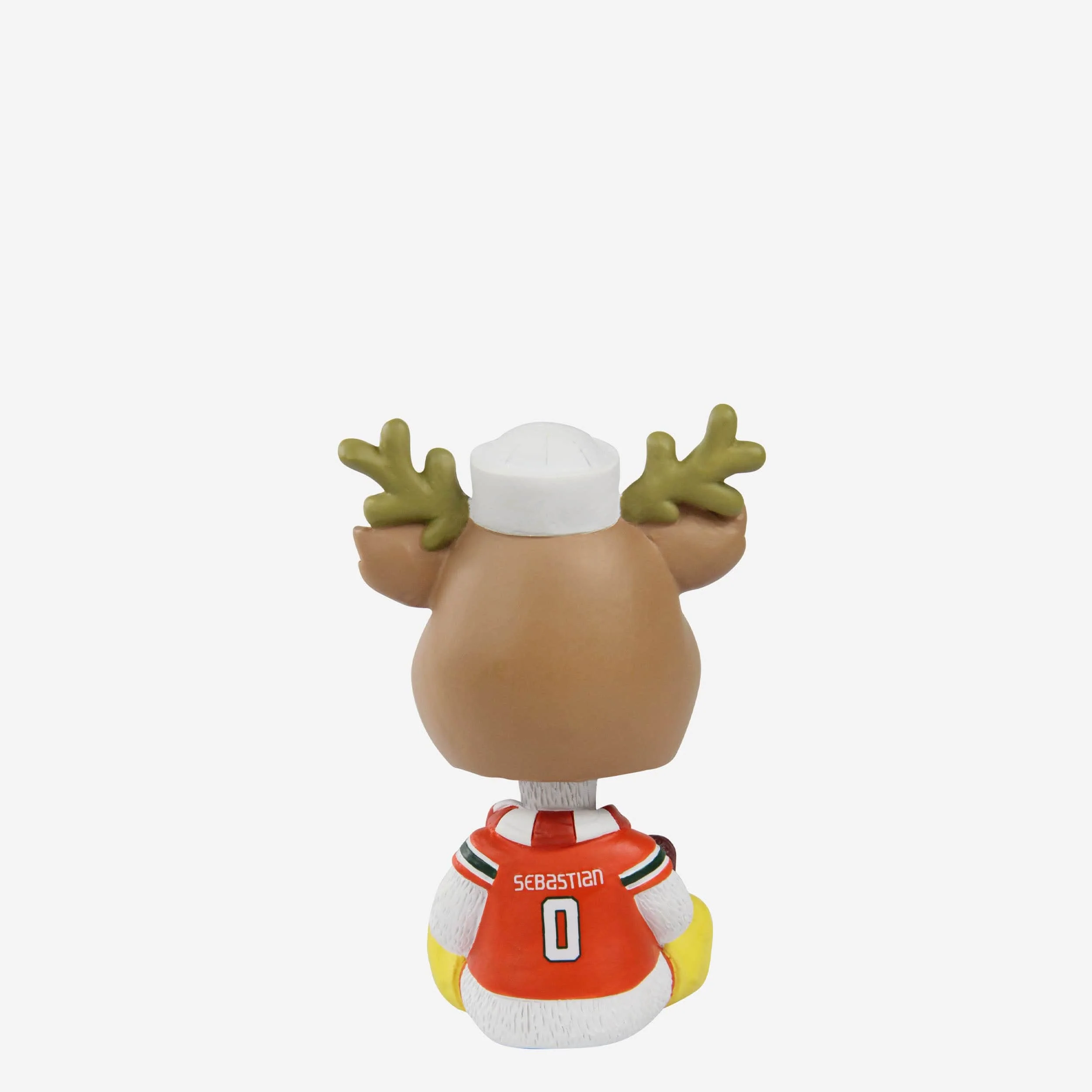Sebastian Miami Hurricanes Christmas Mascot Bobble Bro Mini Bobblehead - Image 2