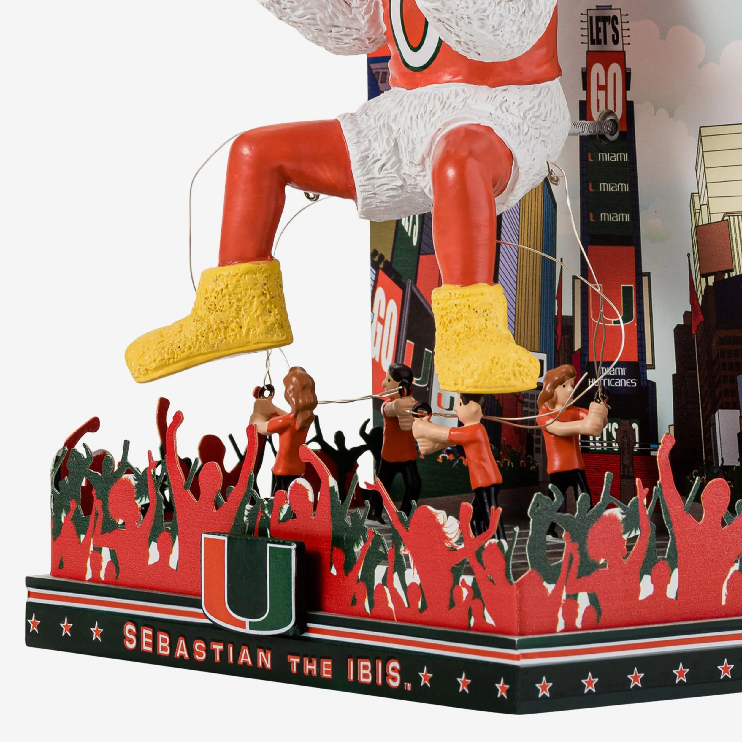 Sebastian Miami Hurricanes Thanksgiving Mascot Bobblehead - Image 3