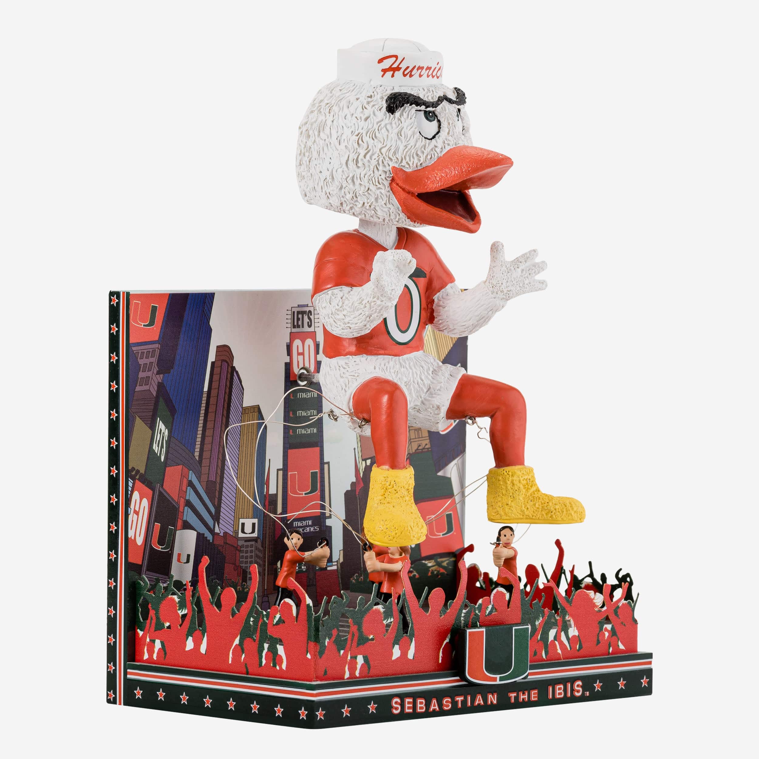 Sebastian Miami Hurricanes Thanksgiving Mascot Bobblehead - Image 4