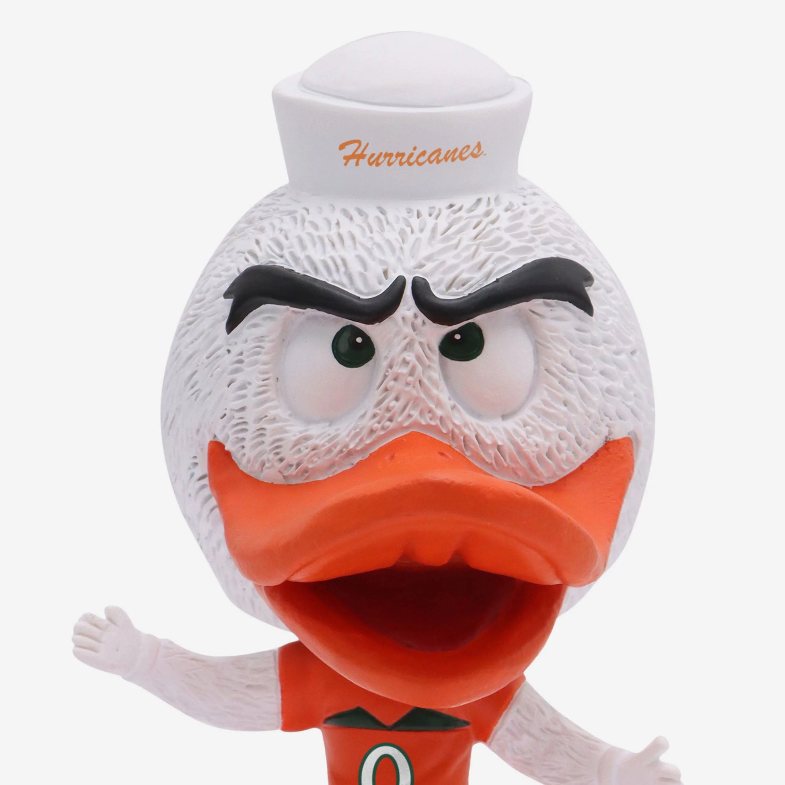 Sebastian the Ibis Miami Hurricanes Mascot Mini Bighead Bobblehead - Image 2