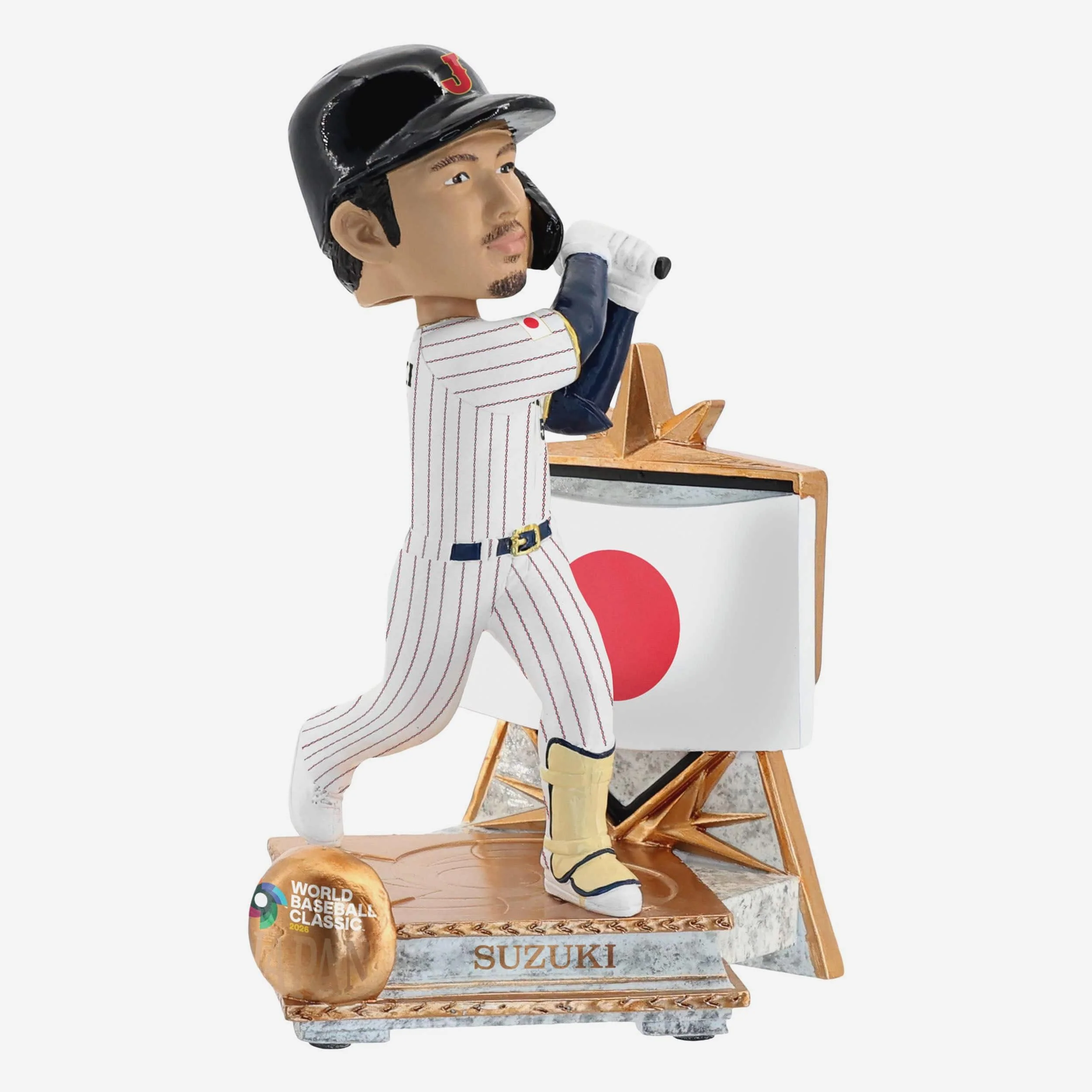 Seiya Suzuki Japan 2026 World Baseball Classic Flag Bobblehead - Image 4