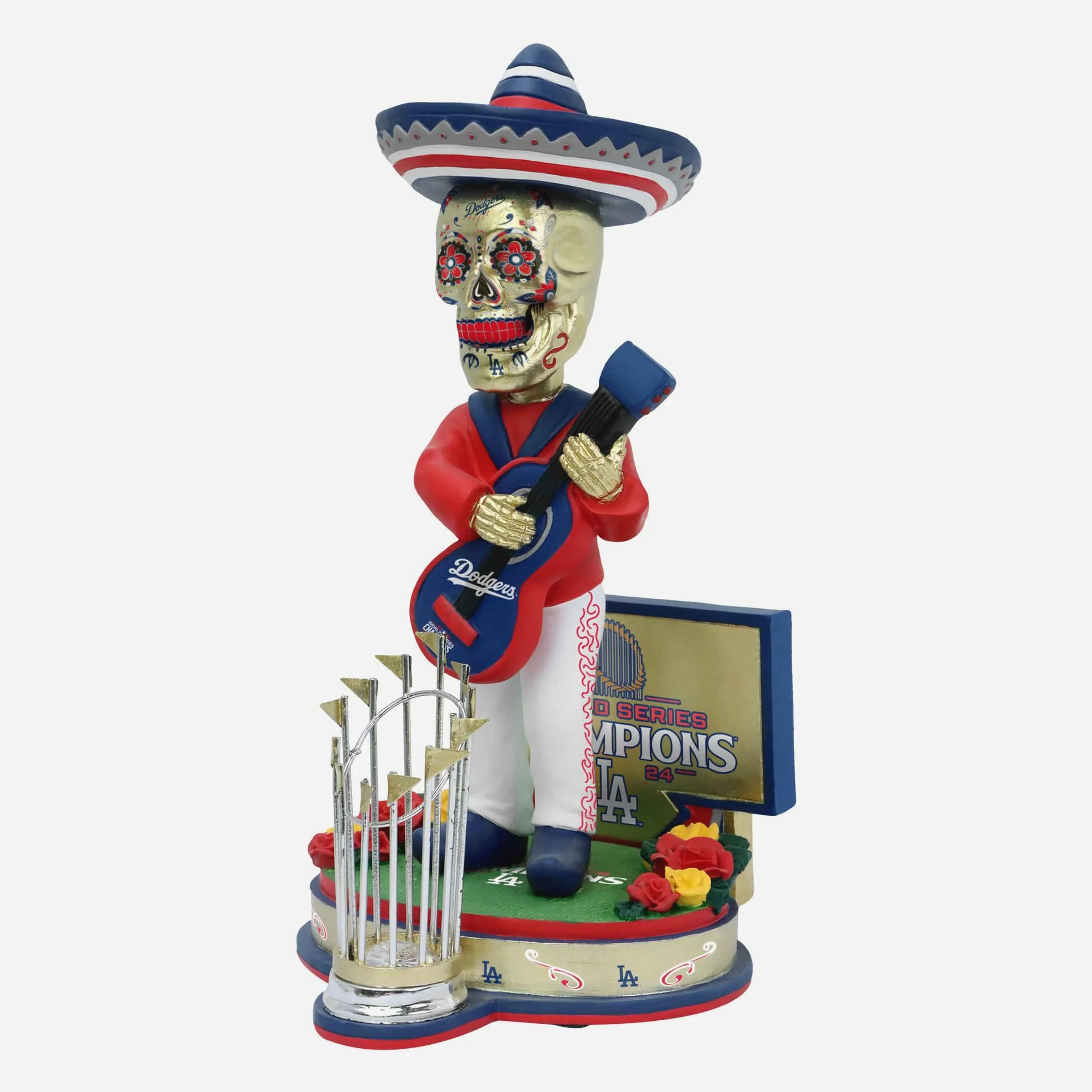 Senor Los Angeles Dodgers 2024 World Series Champions Day of the Dead Bobblehead - Image 4