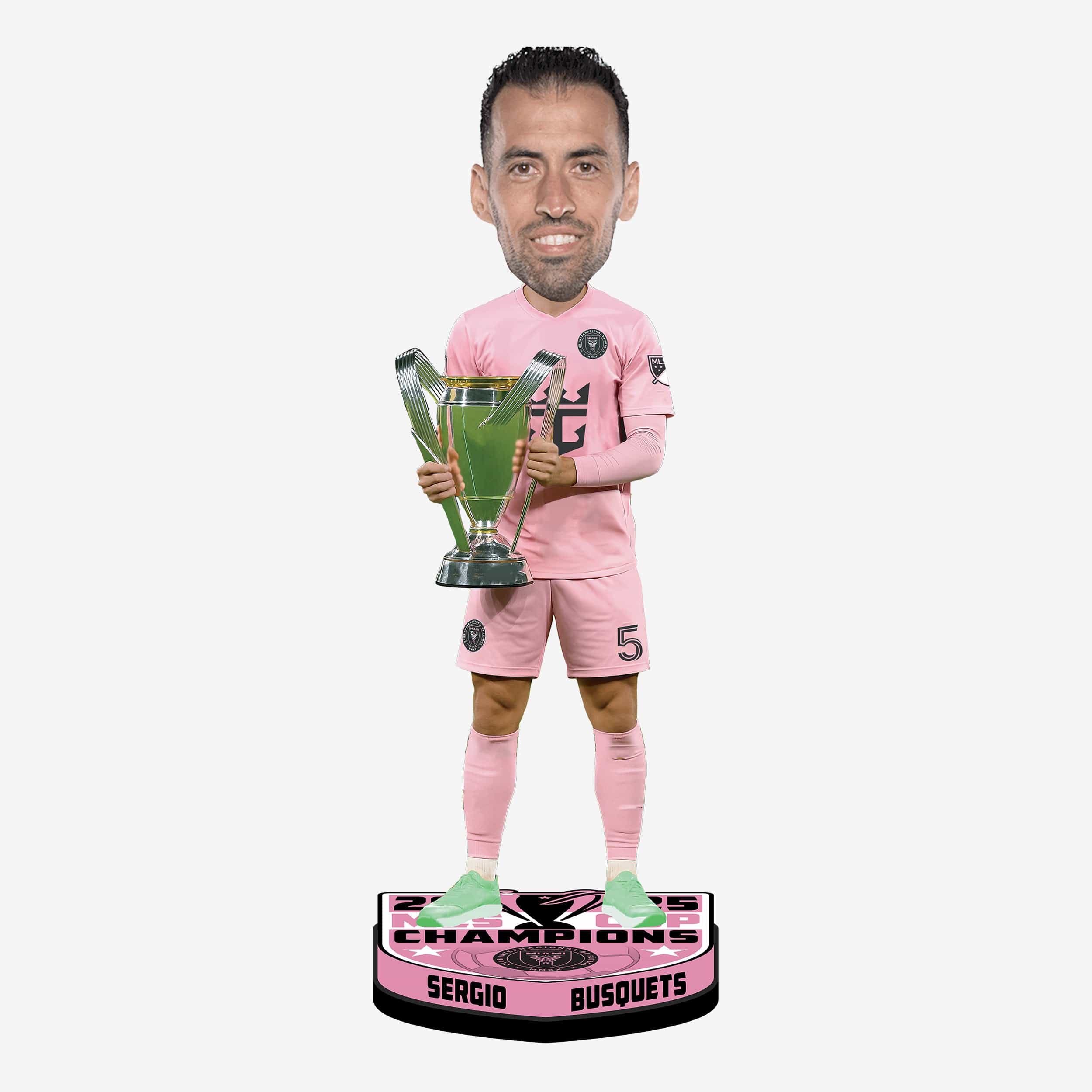 Sergio Busquets Inter Miami CF 2025 MLS Champions Bobblehead