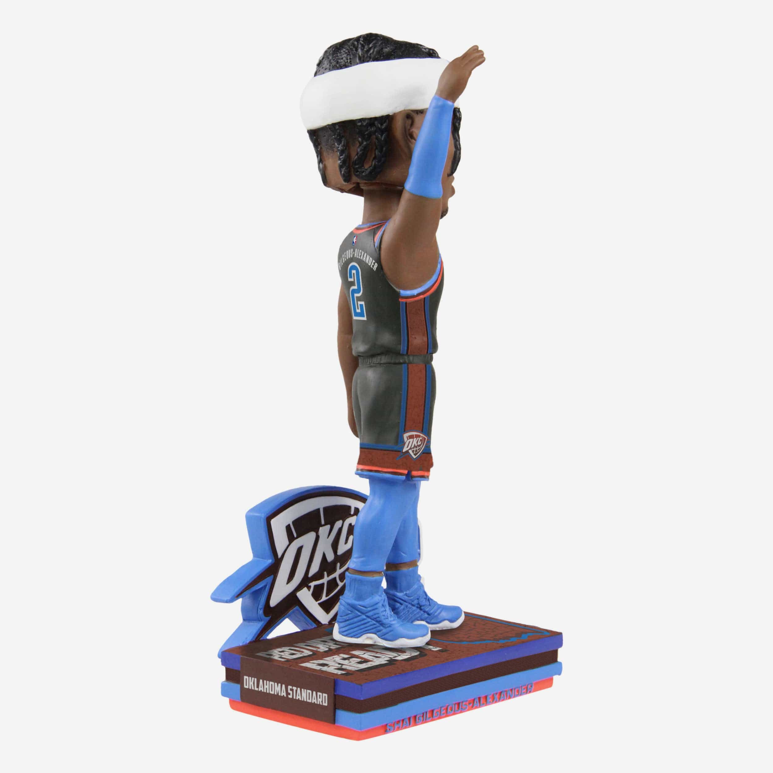 Shai Gilgeous-Alexander Oklahoma City Thunder 2023 City Jersey Bobblehead - Image 4