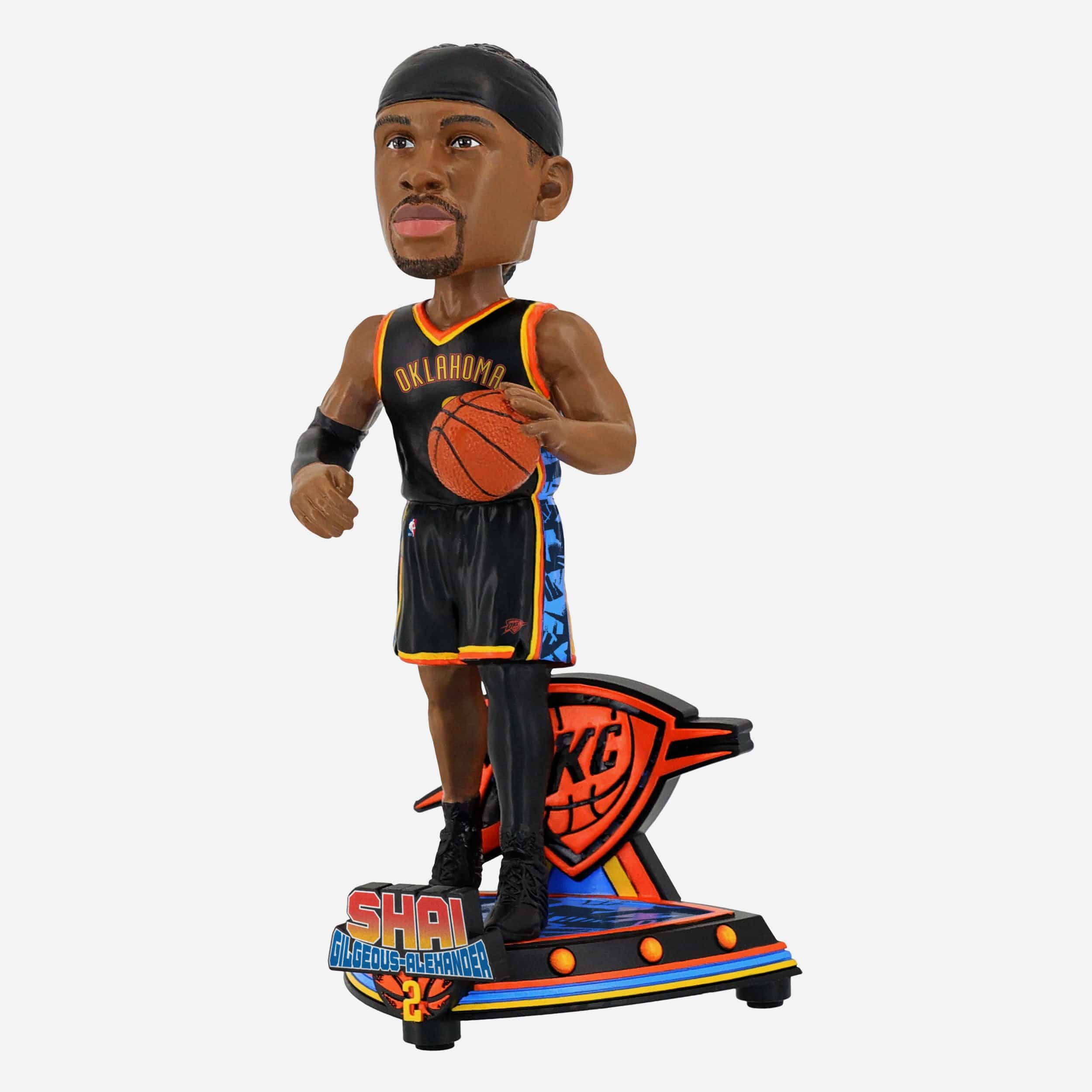 Shai Gilgeous-Alexander Oklahoma City Thunder 2025 City Jersey Bobblehead - Image 4