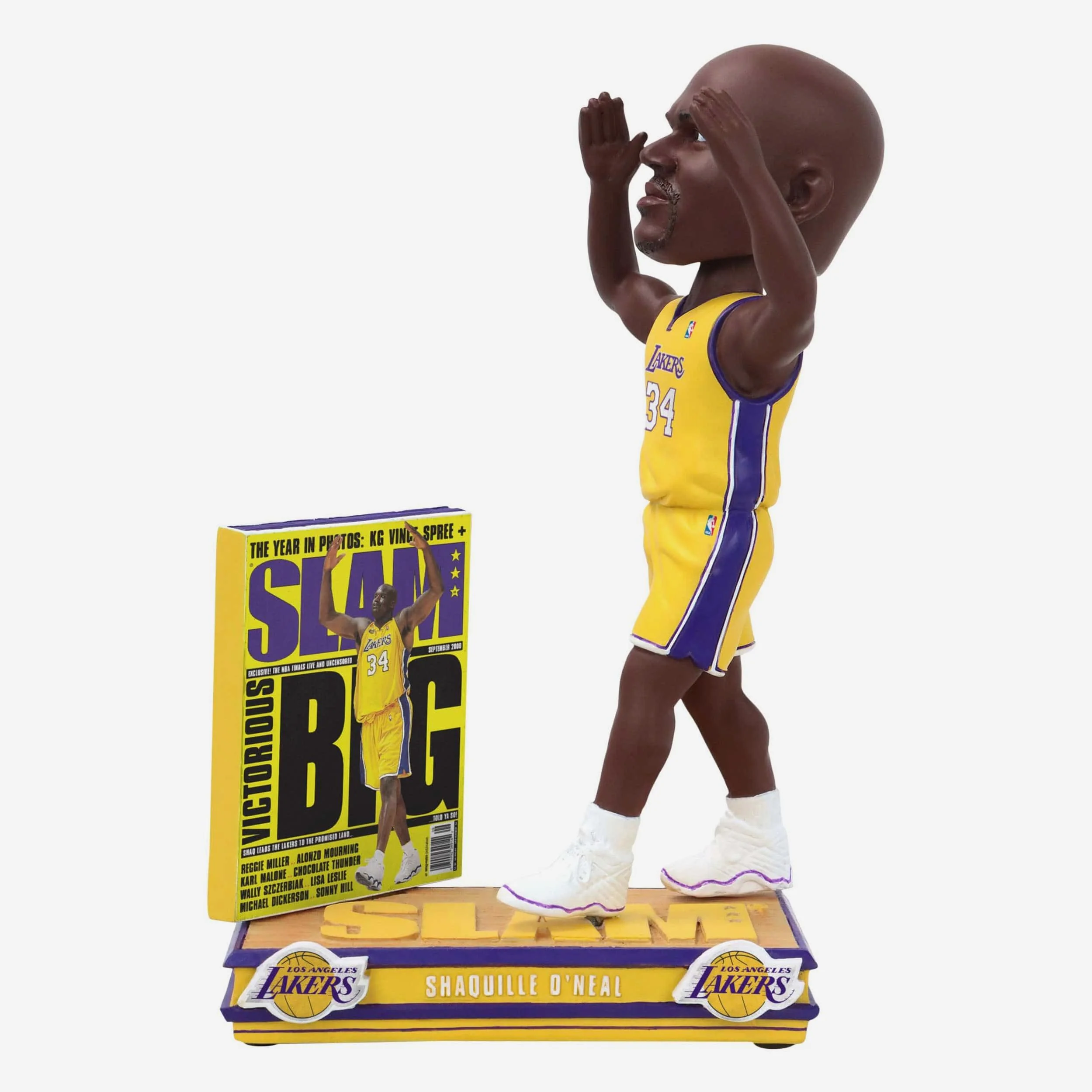 Shaquille O'Neal Los Angeles Lakers Victorious Big Slam Magazine Cover Bobblehead