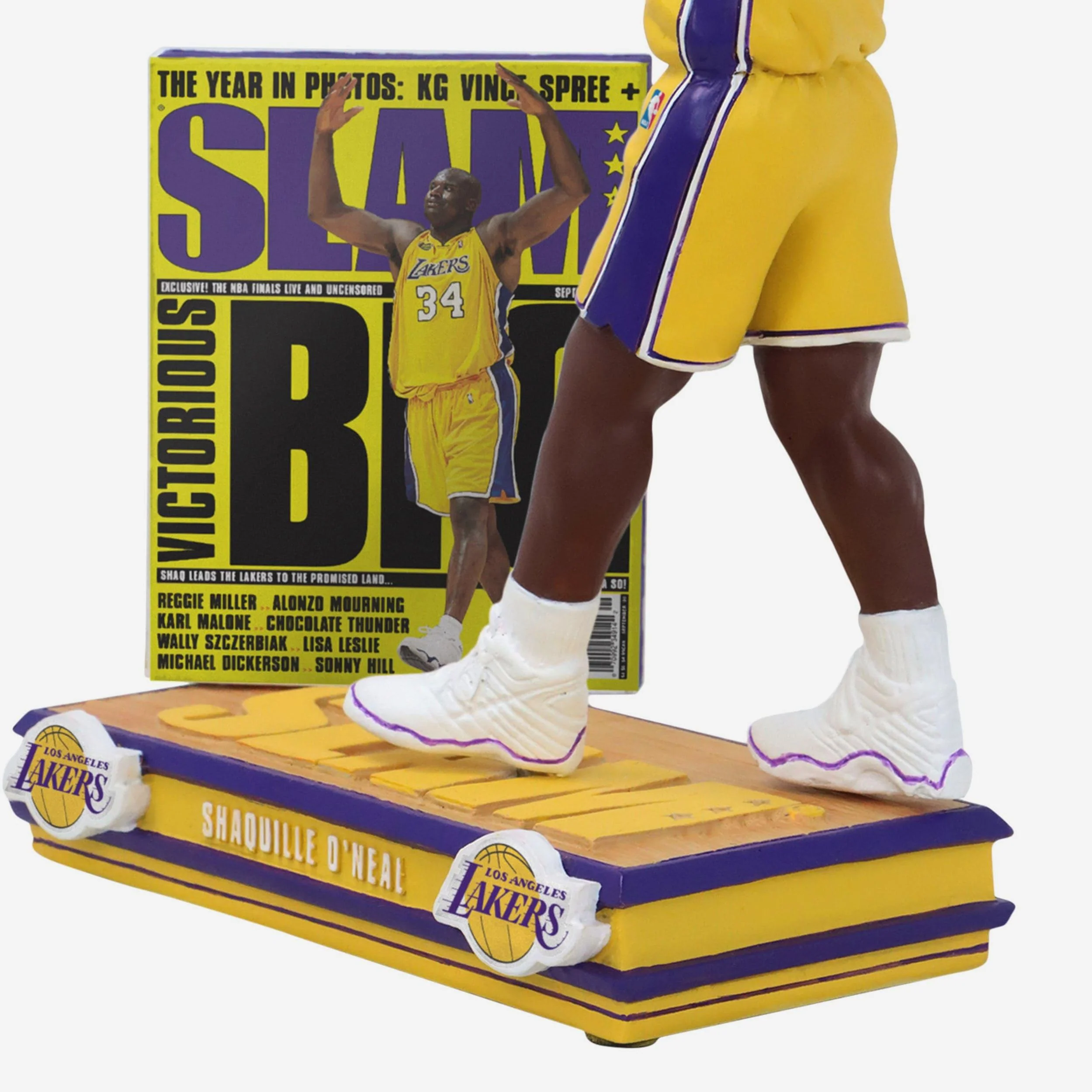 Shaquille O'Neal Los Angeles Lakers Victorious Big Slam Magazine Cover Bobblehead - Image 3